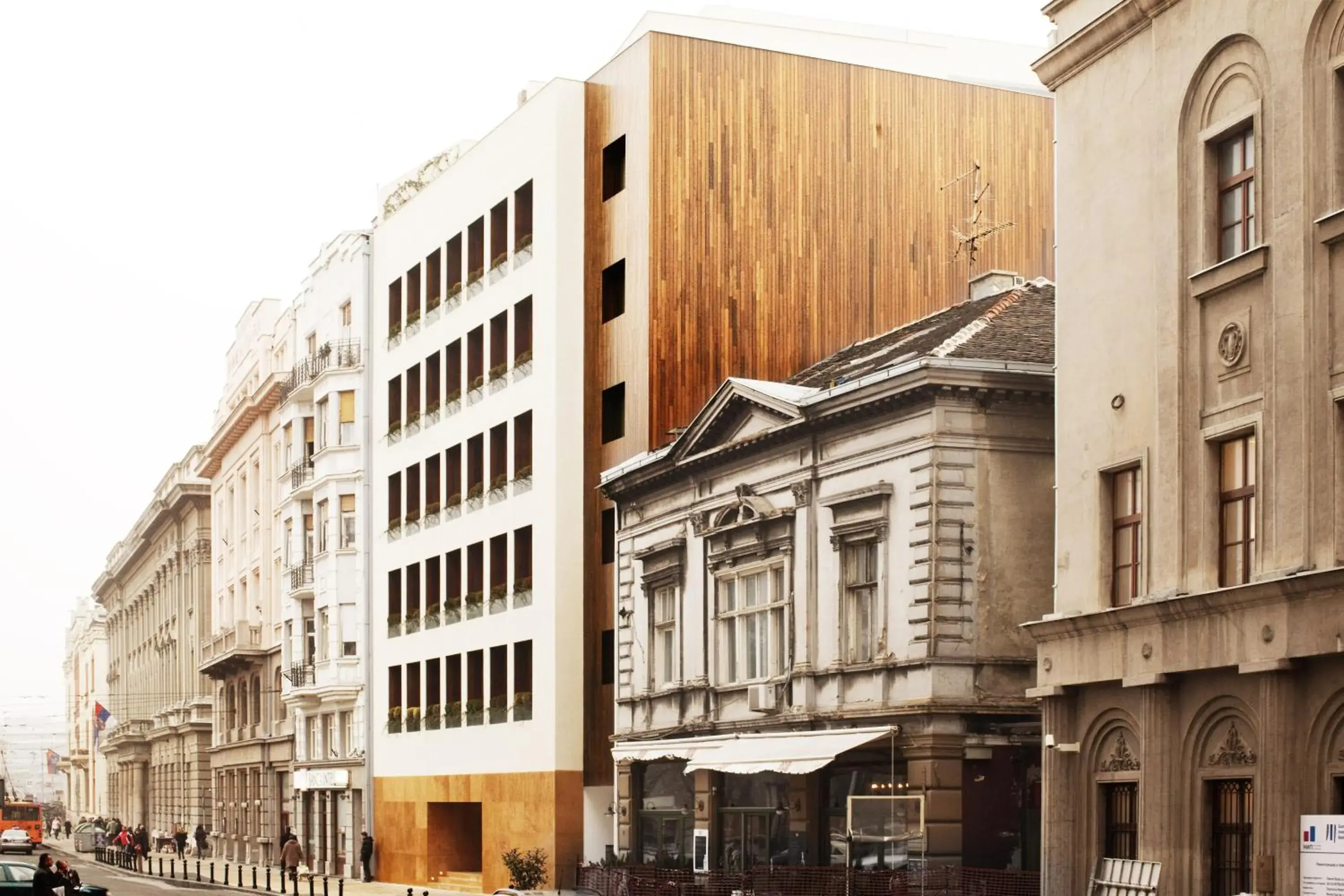 Facade/entrance in Square Nine Hotel Belgrade-The Leading Hotels of The World Facade/entrance in Square Nine Hotel Belgrade-The Leading Hotels of The World