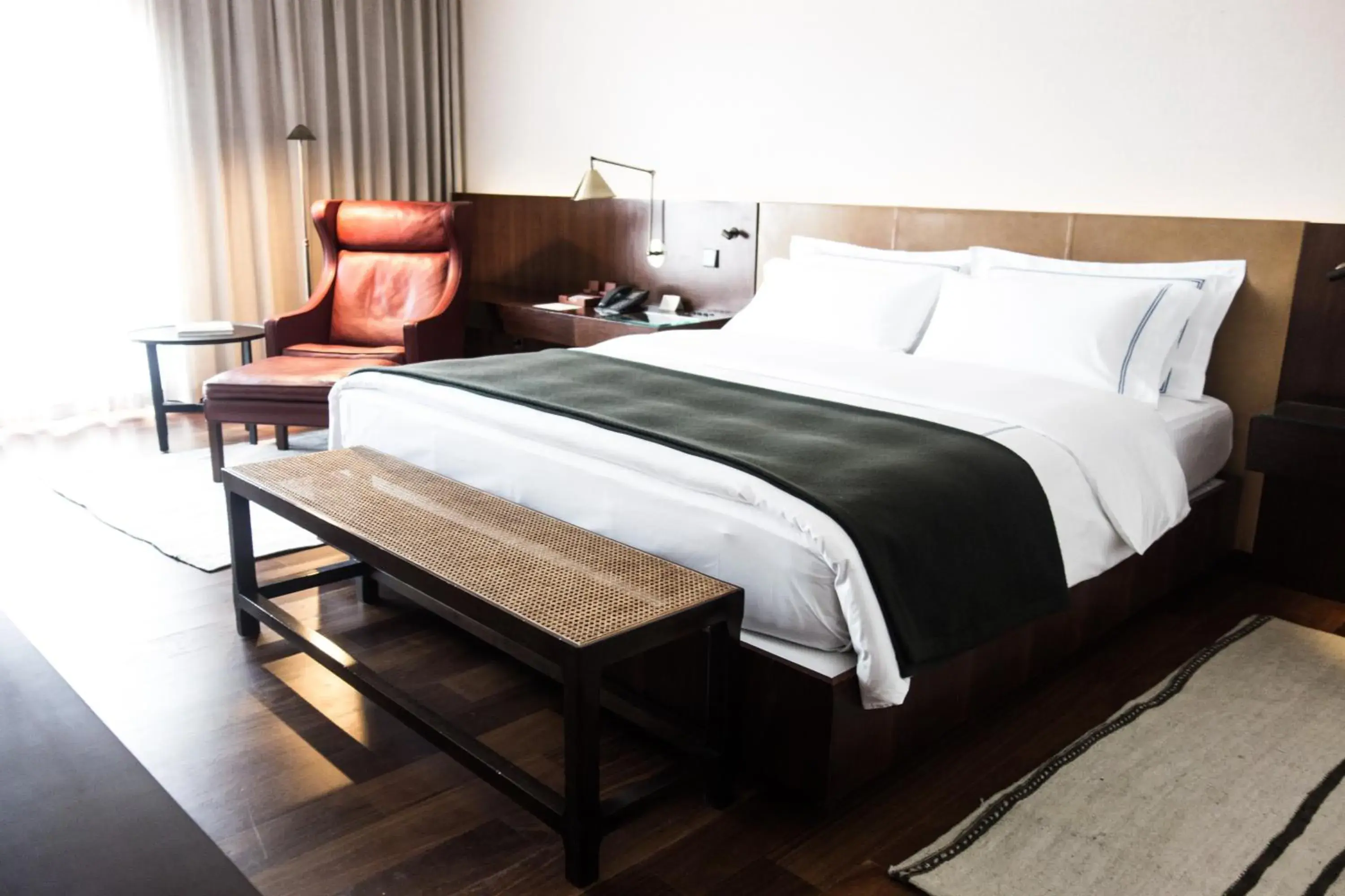 Bedroom, Bed in Square Nine Hotel Belgrade-The Leading Hotels of The World Bedroom, Bed in Square Nine Hotel Belgrade-The Leading Hotels of The World