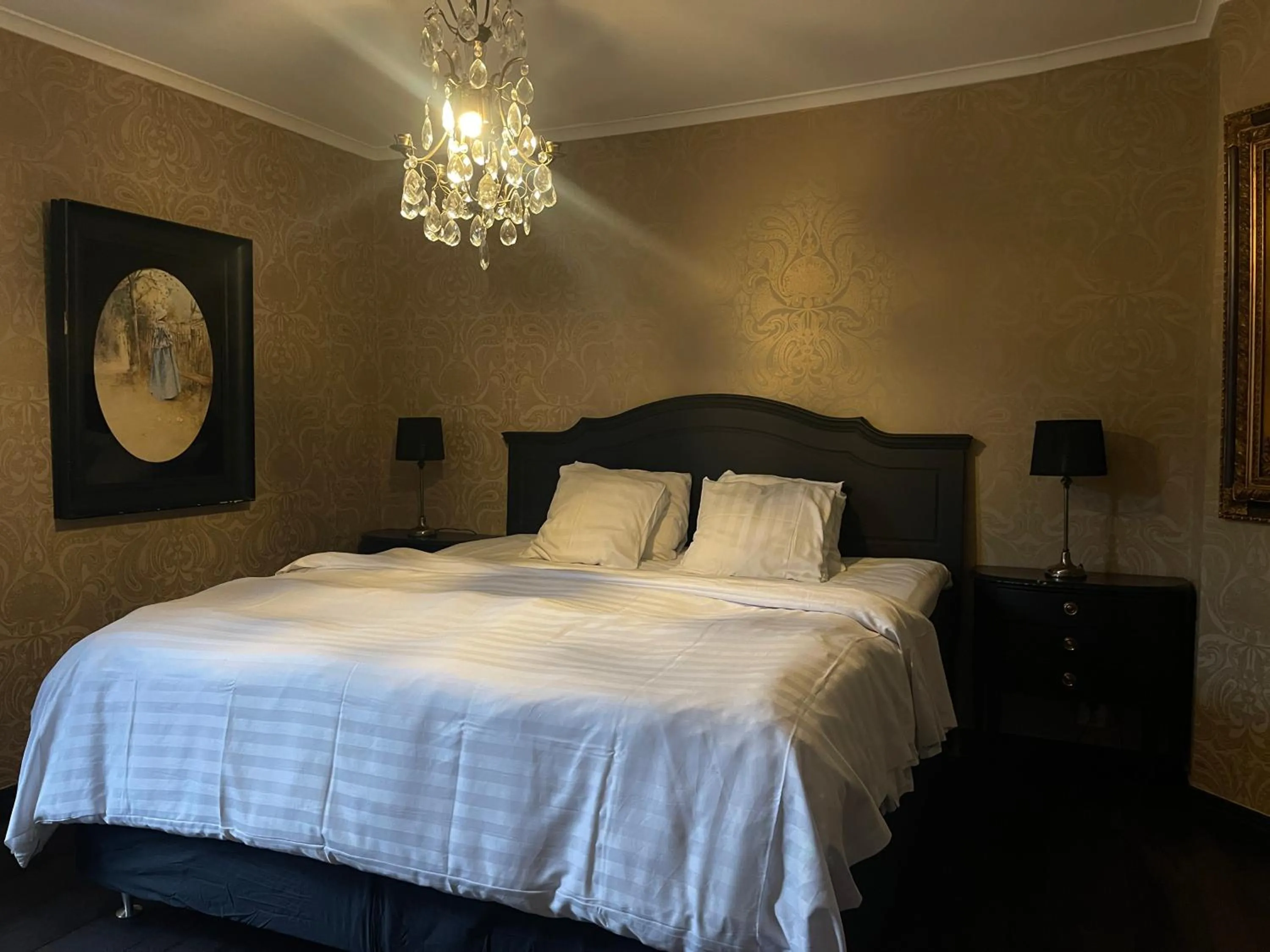 Photo of the whole room, Bed in Hotell Vaxblekaregården