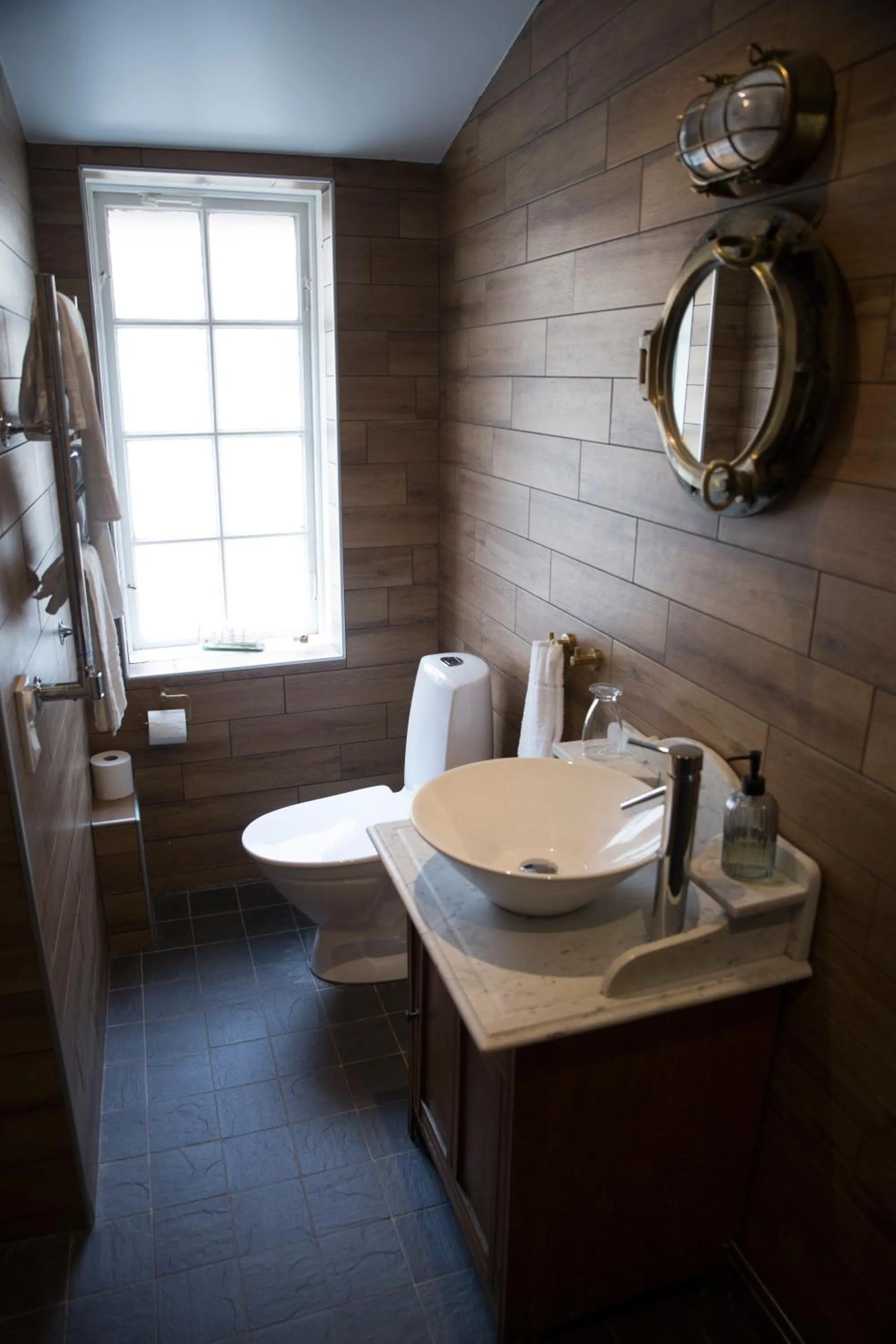 Bathroom in Hotell Vaxblekaregården