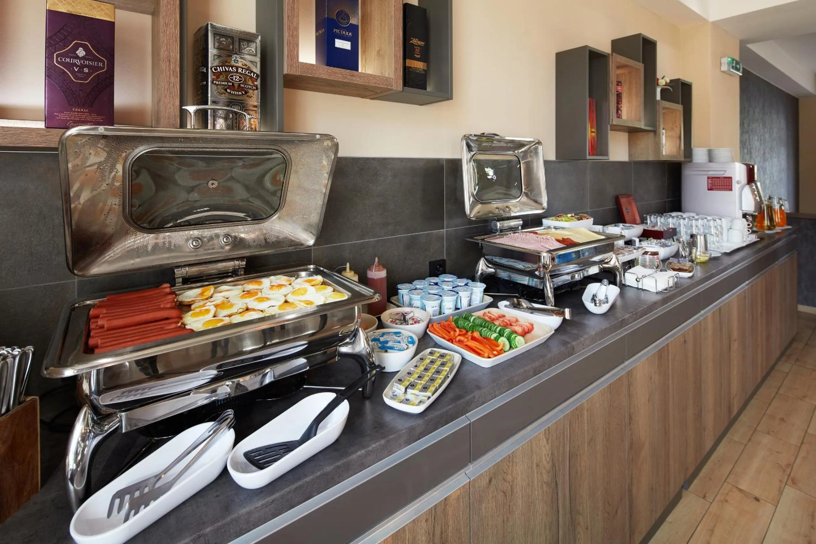 Buffet breakfast in Hotel Nikolas