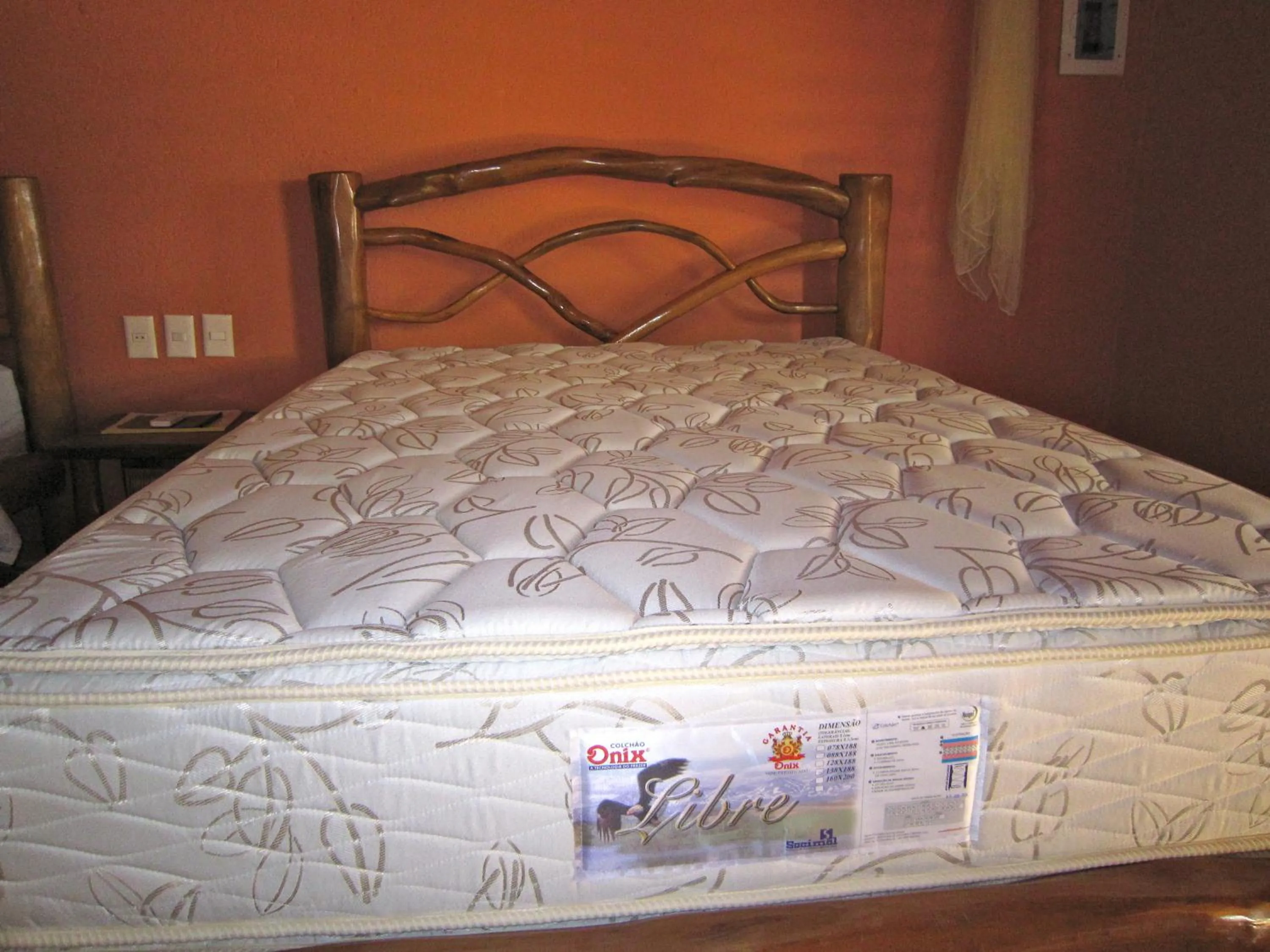 Bed in Hotel Pousada Beleza das Ondas