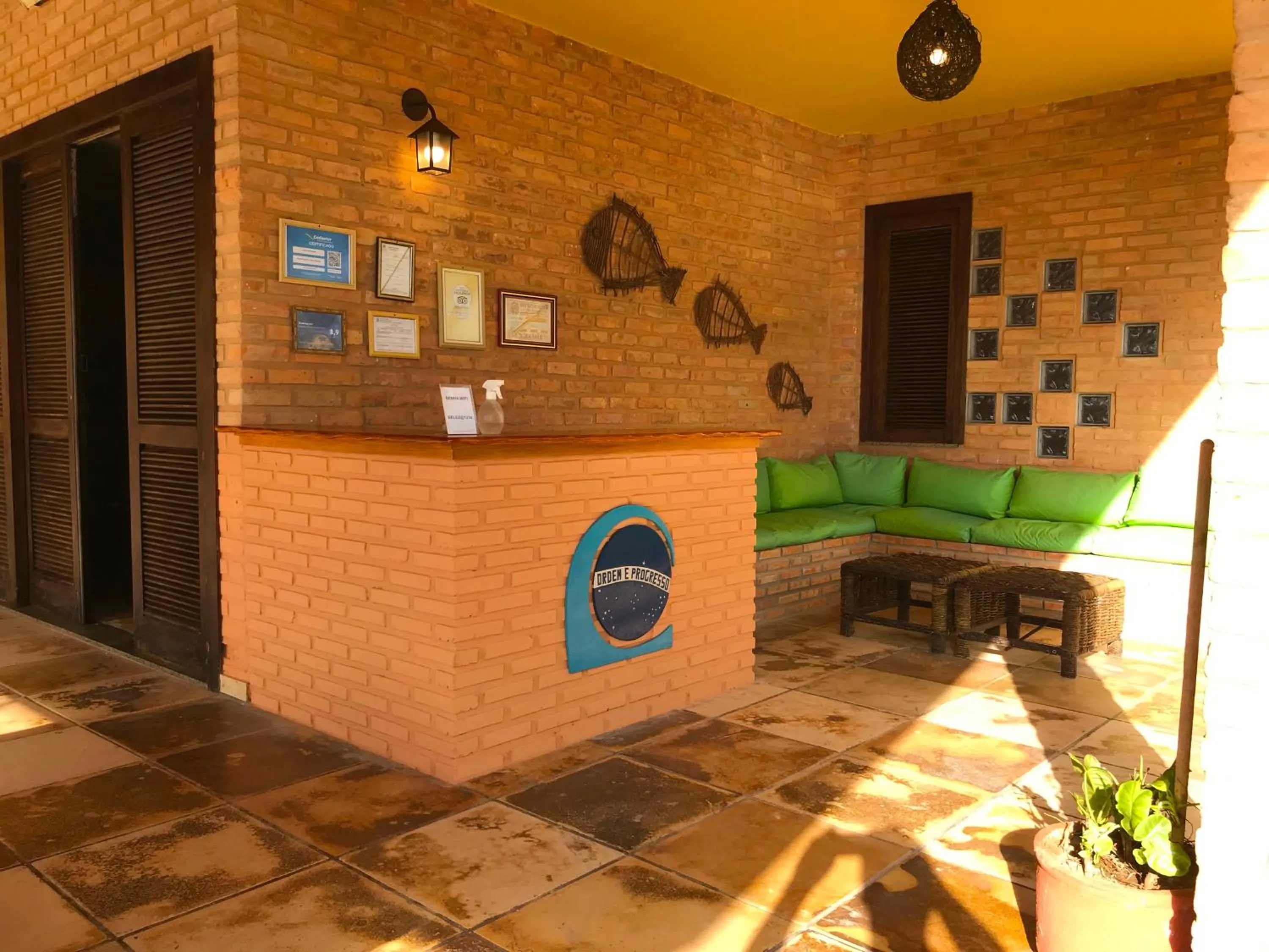 Lobby or reception in Hotel Pousada Beleza das Ondas