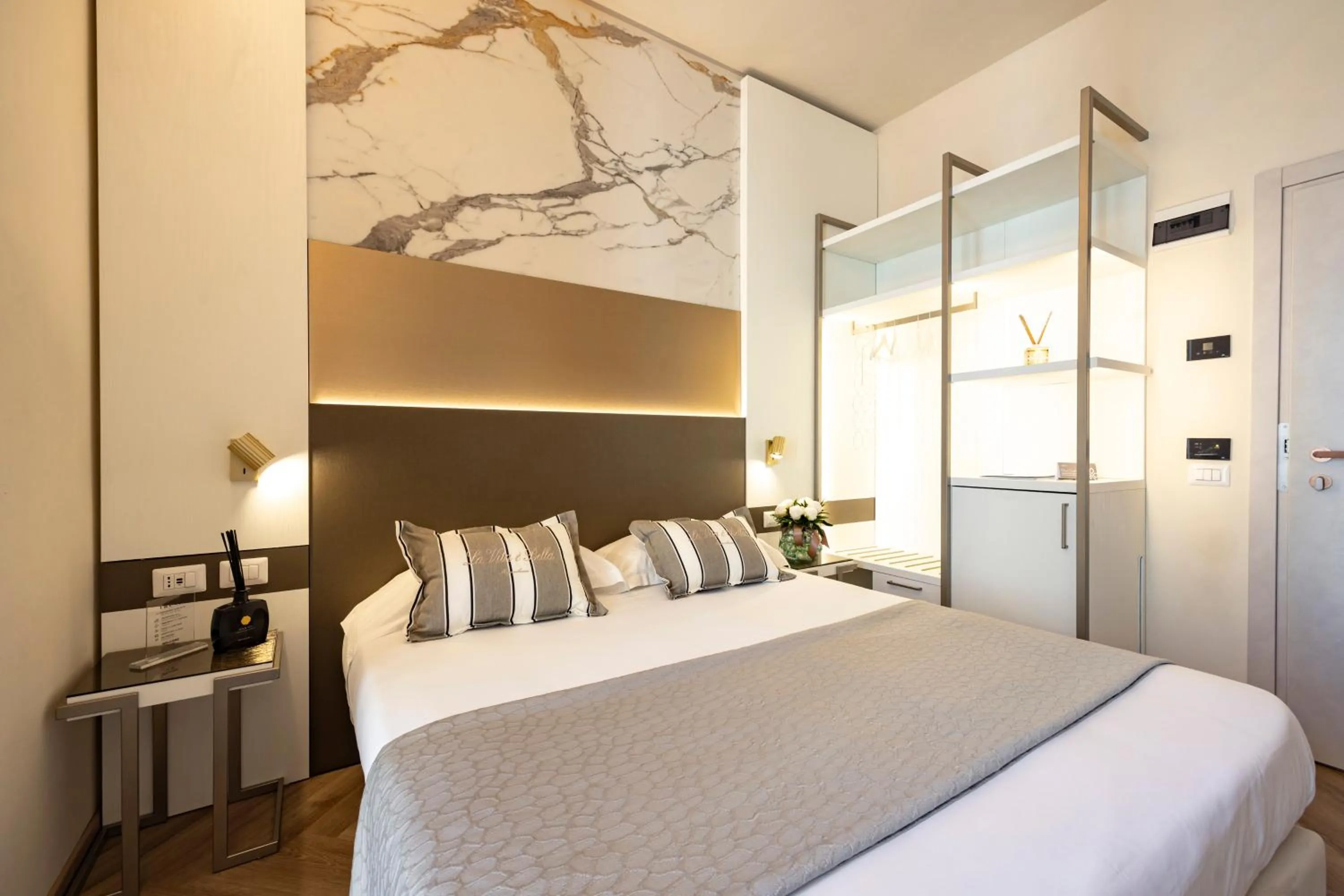 Bed in Hotel Villa Paola