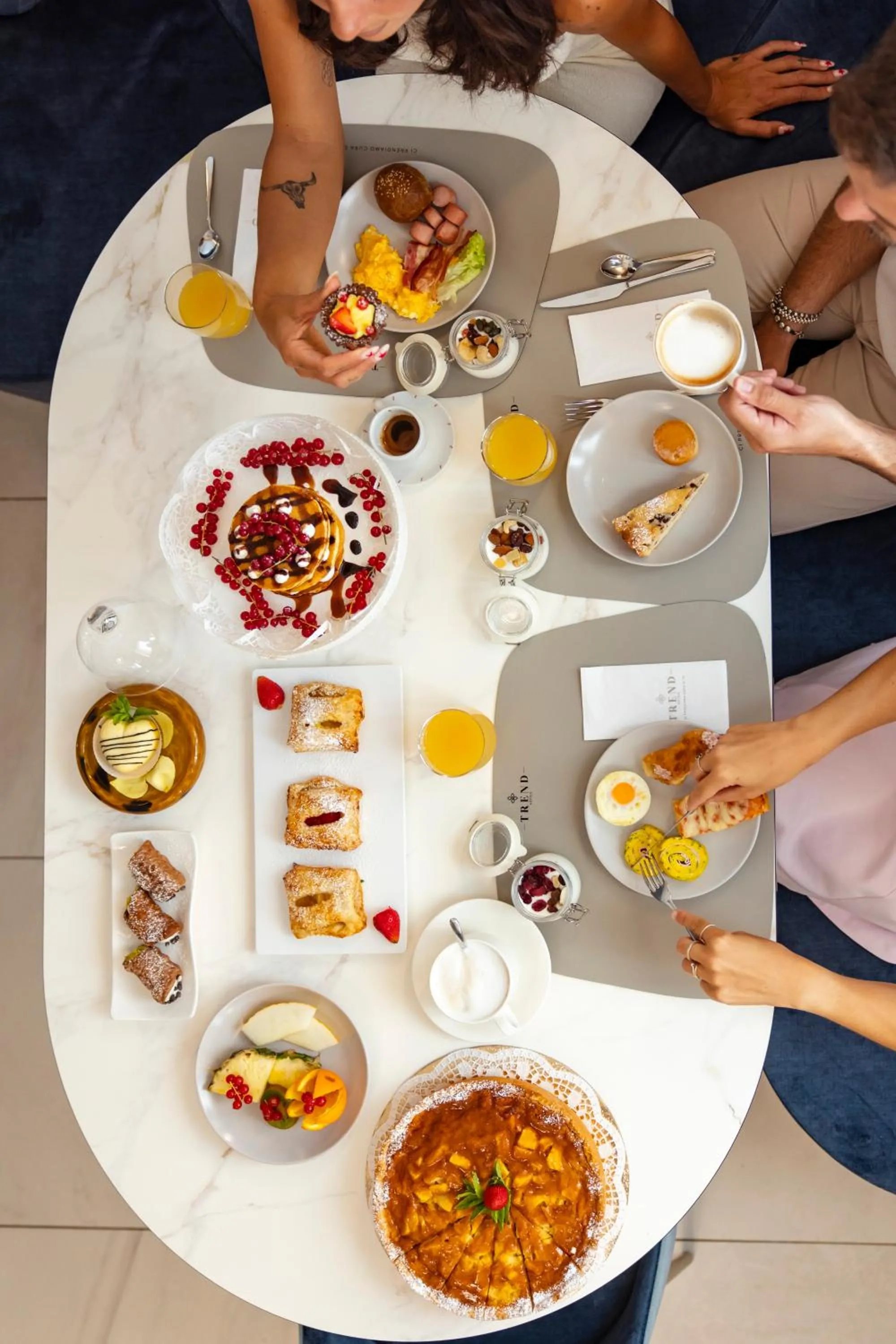 Food and drinks in Hotel Villa Paola