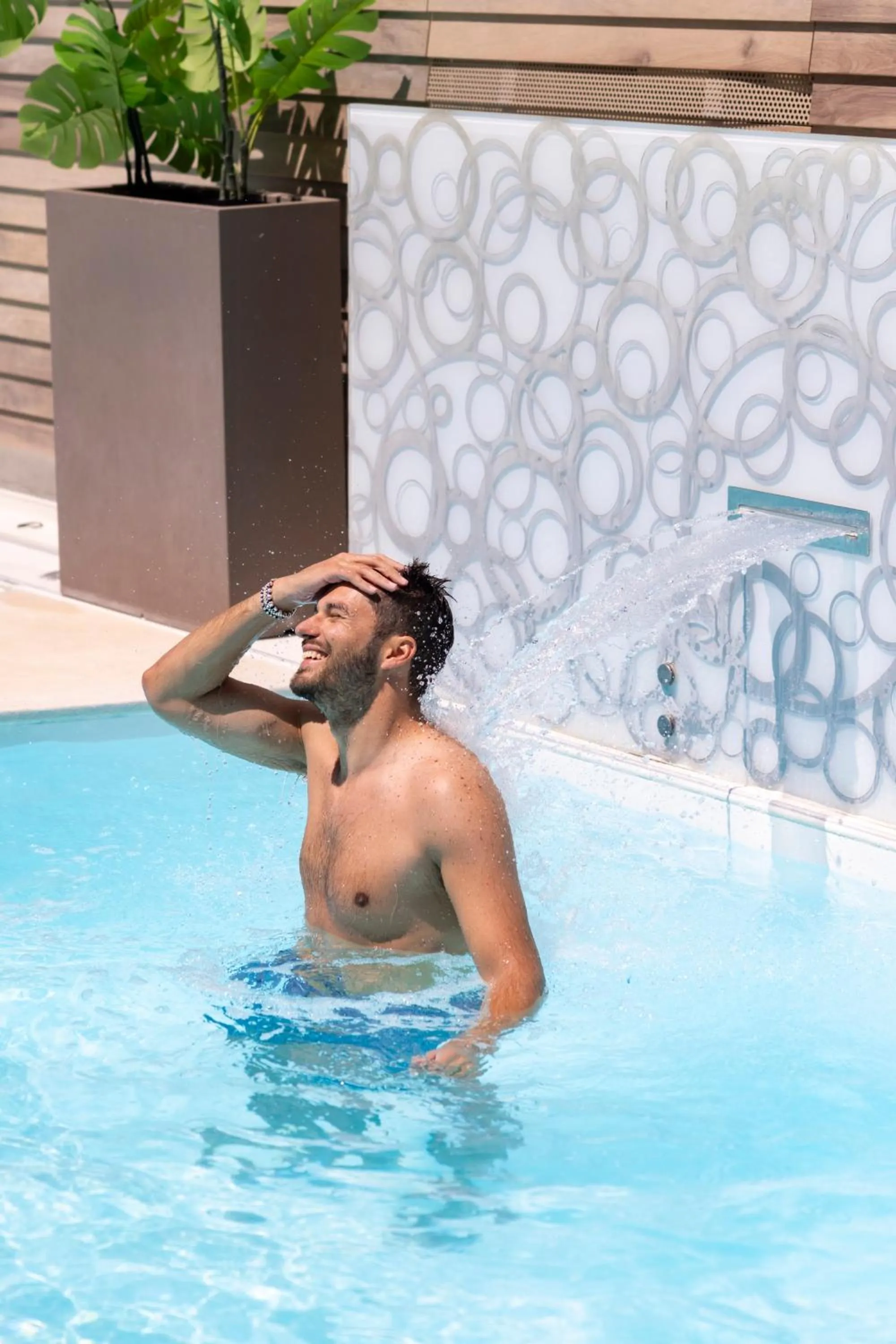 Hot Tub in Hotel Villa Paola