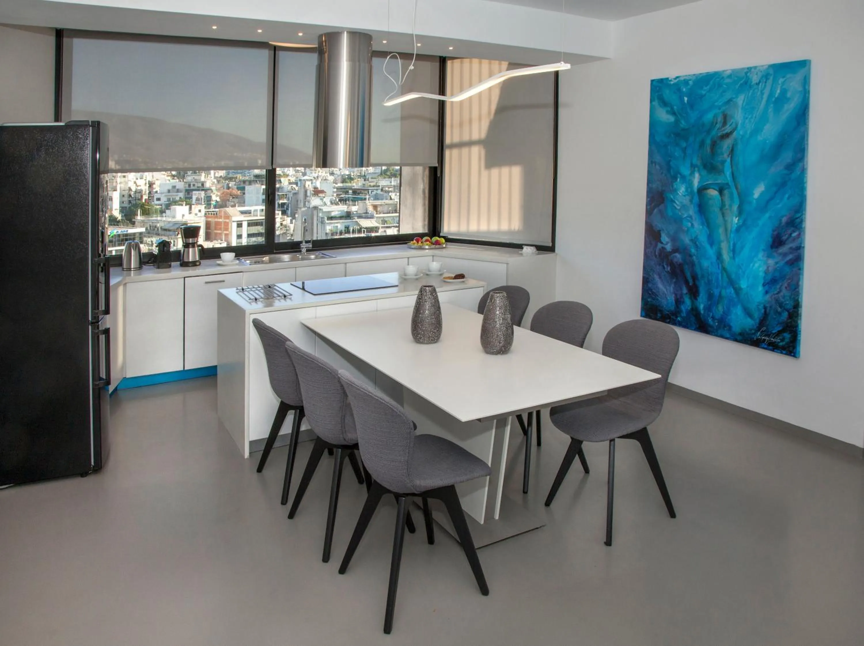Kitchen or kitchenette in Luxury Penthouse touching the Acropolis by GHH
