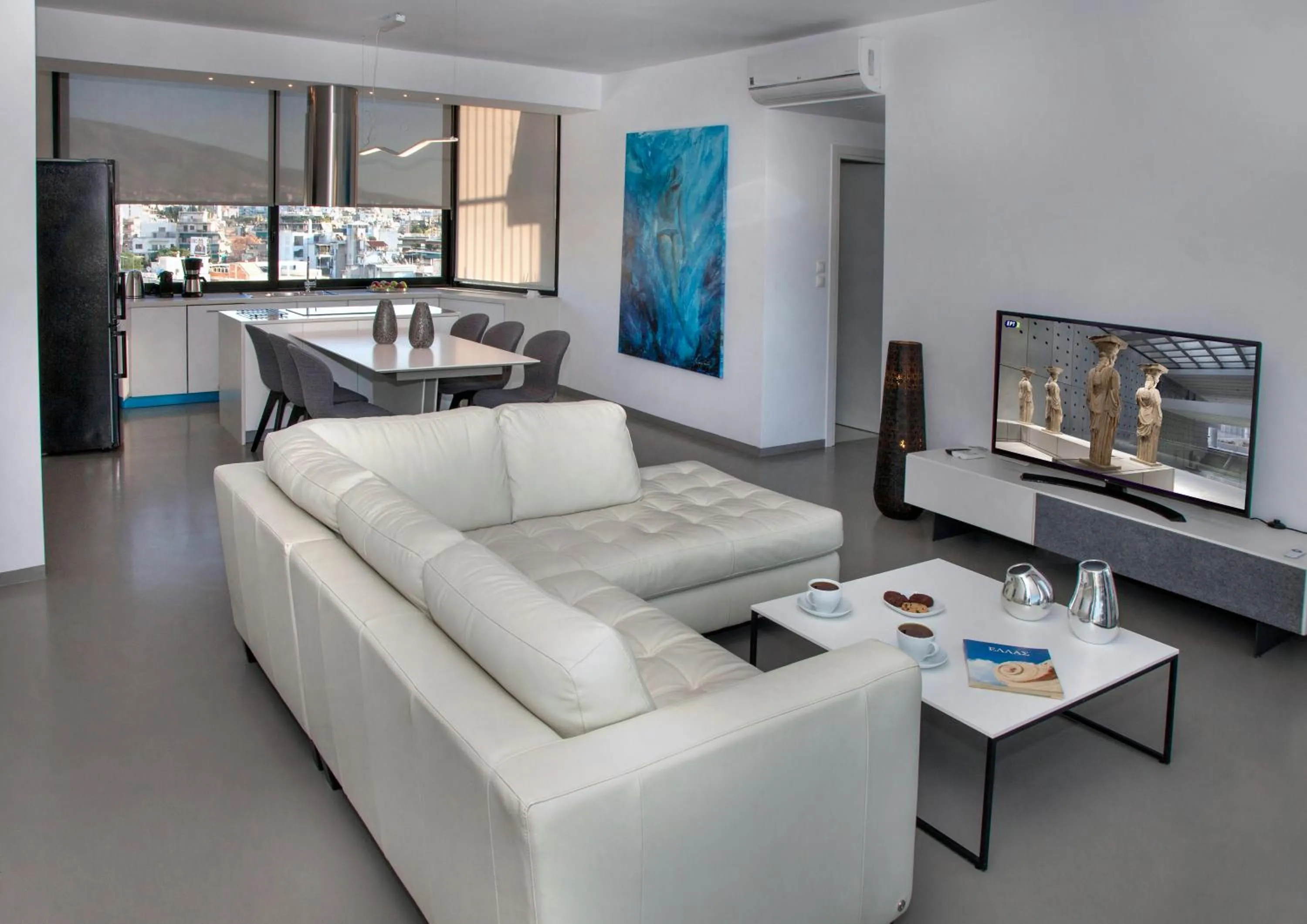 TV and multimedia in Luxury Penthouse touching the Acropolis by GHH