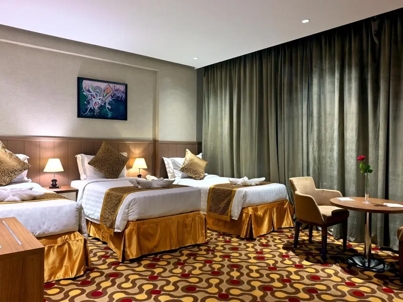 Bed in Batoul Ajyad Hotel Bed in Batoul Ajyad Hotel