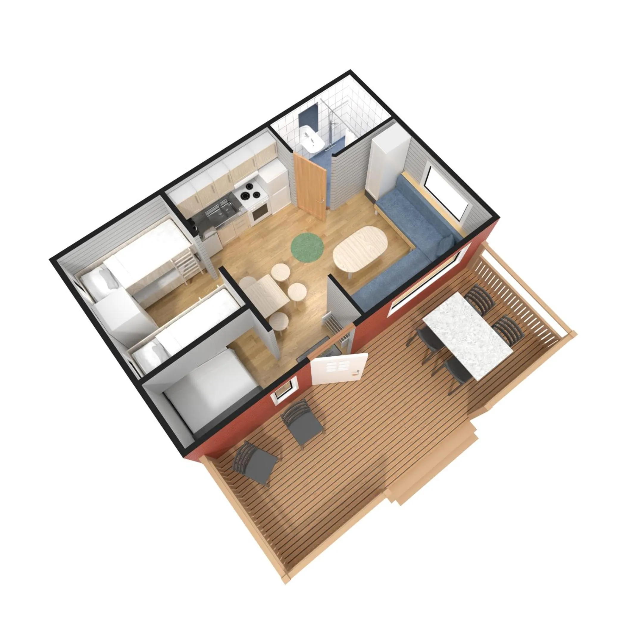 Floor plan in Hafsten Resort