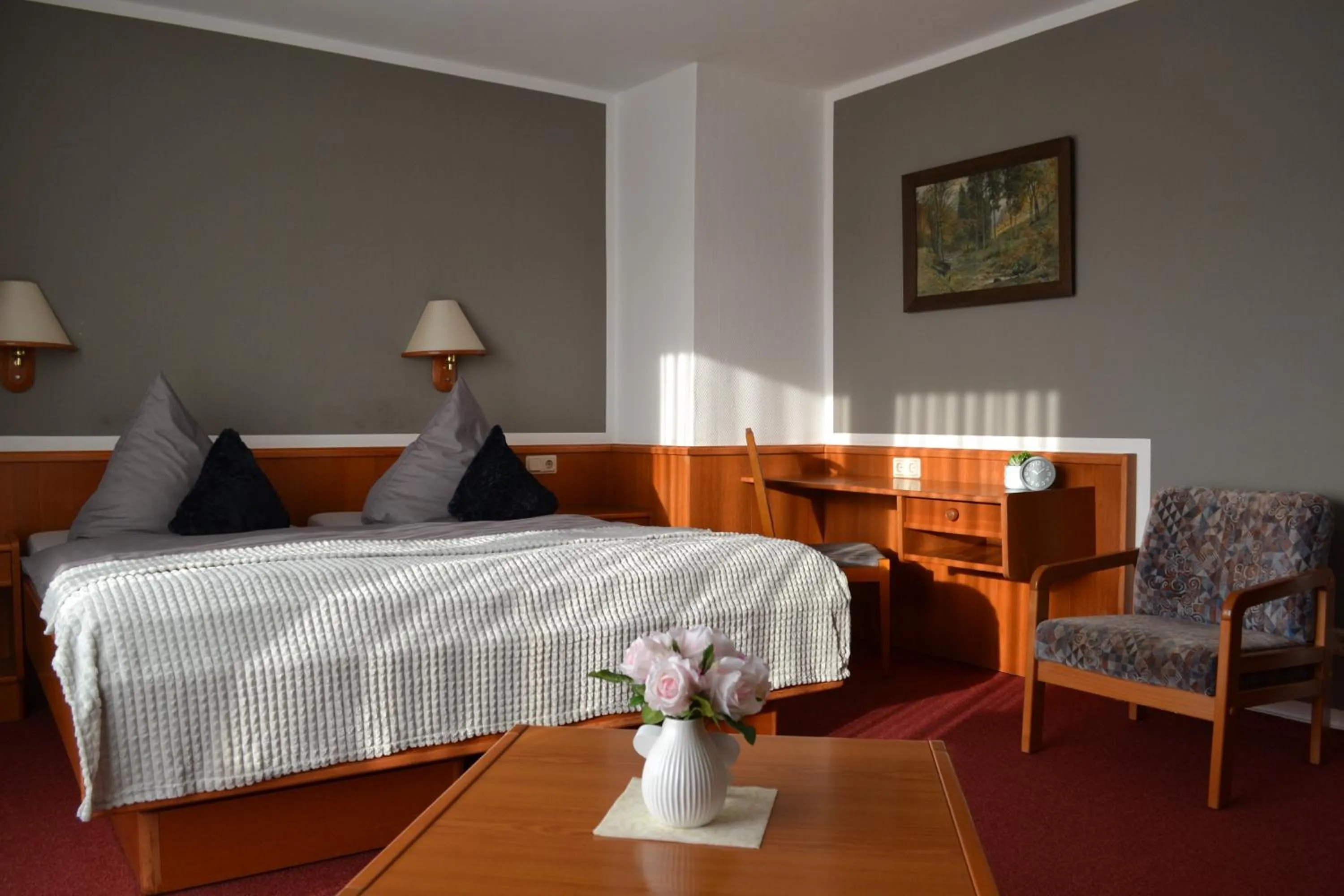 Bed in Hotel Blocksberg