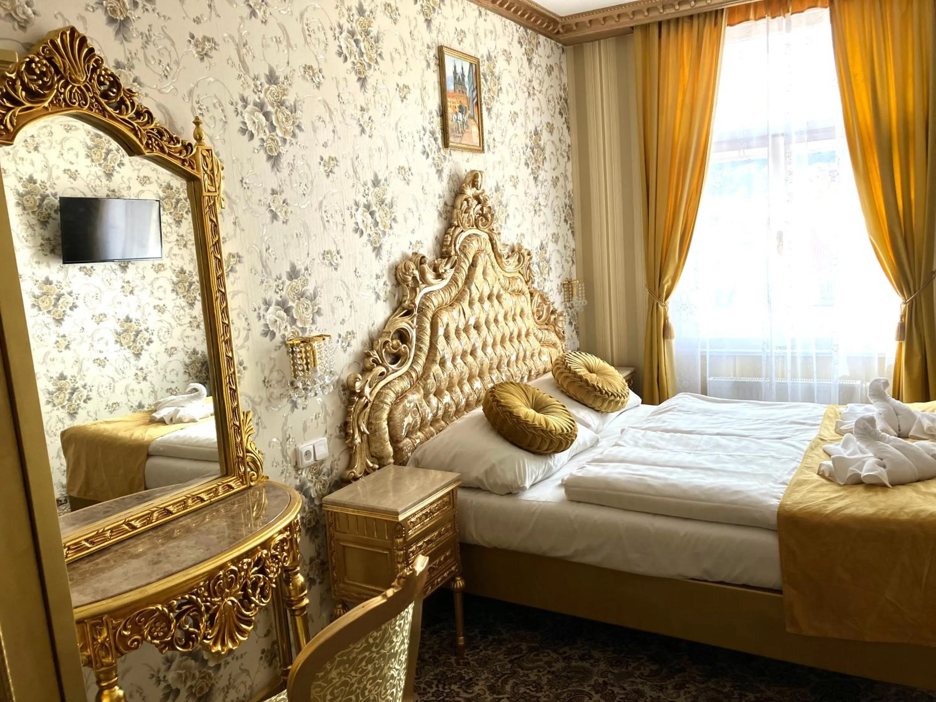 Bed in SPA Hotel Liliova Prague Old Town