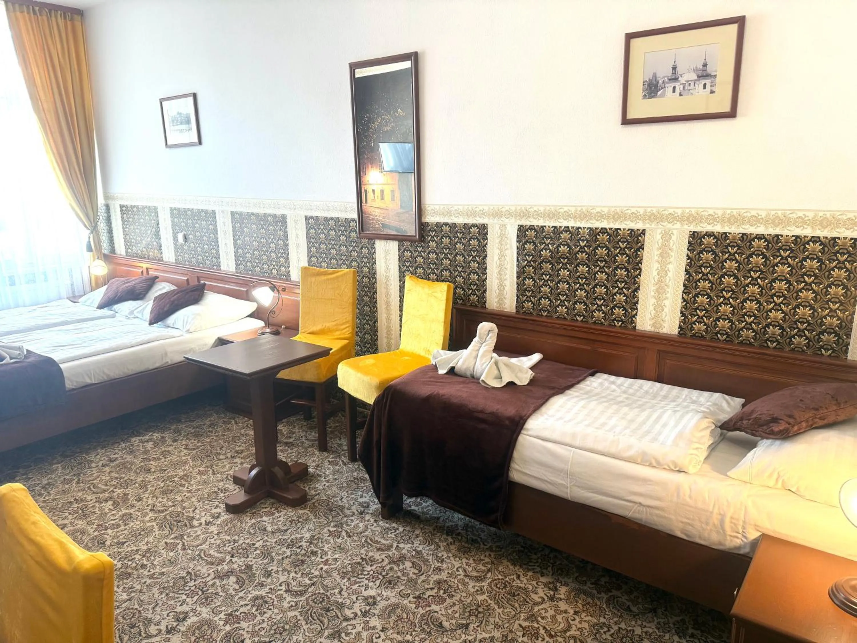 Bed in SPA Hotel Liliova Prague Old Town