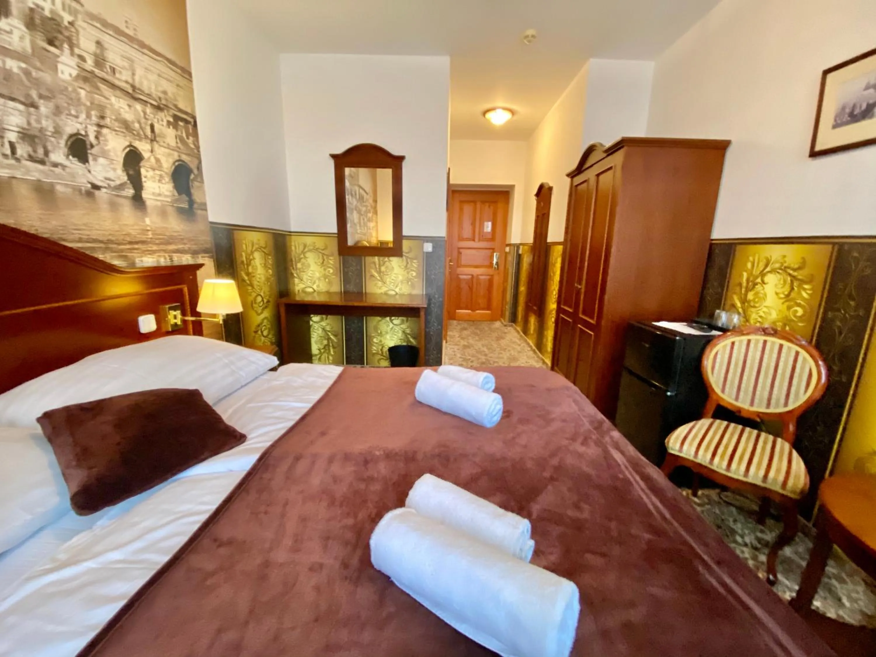 Bedroom, Bed in SPA Hotel Liliova Prague Old Town