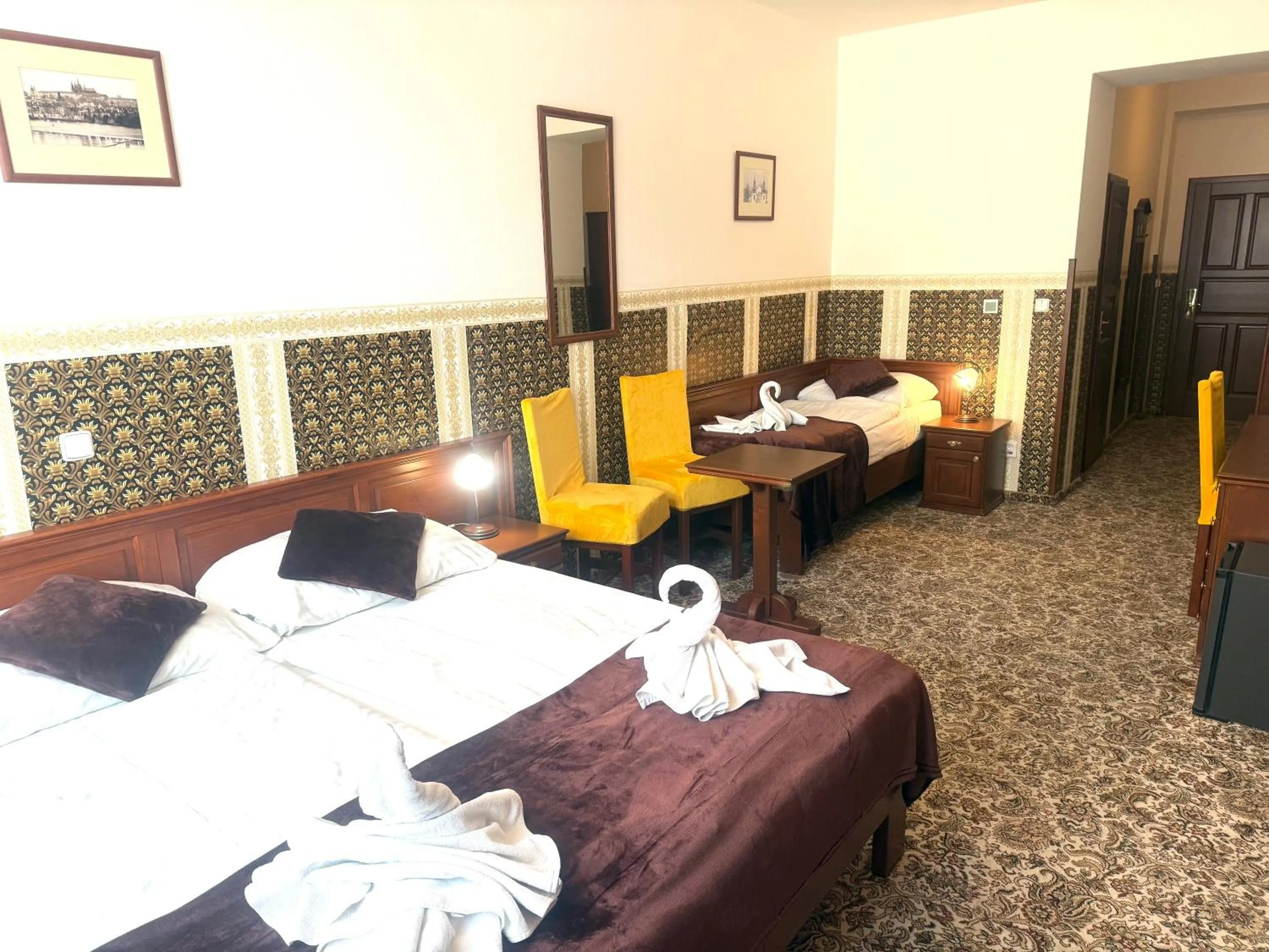 Bed in SPA Hotel Liliova Prague Old Town