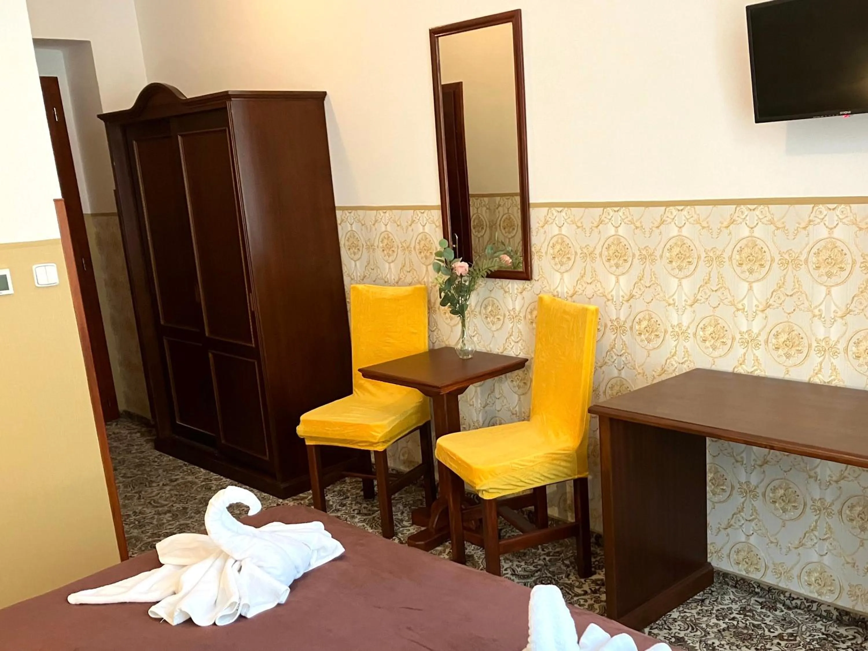 Seating area, Bed in SPA Hotel Liliova Prague Old Town