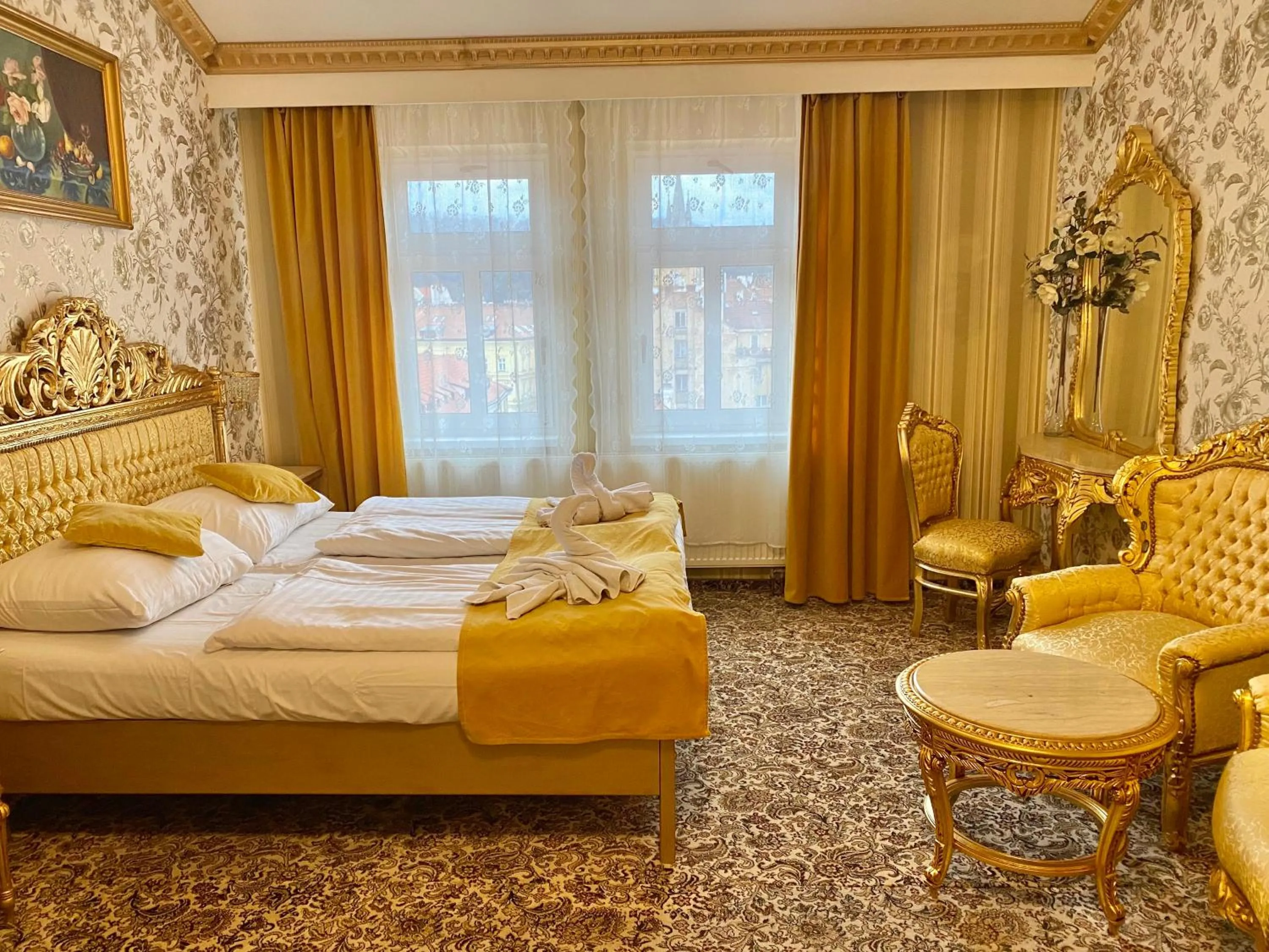 Bedroom, Bed in SPA Hotel Liliova Prague Old Town