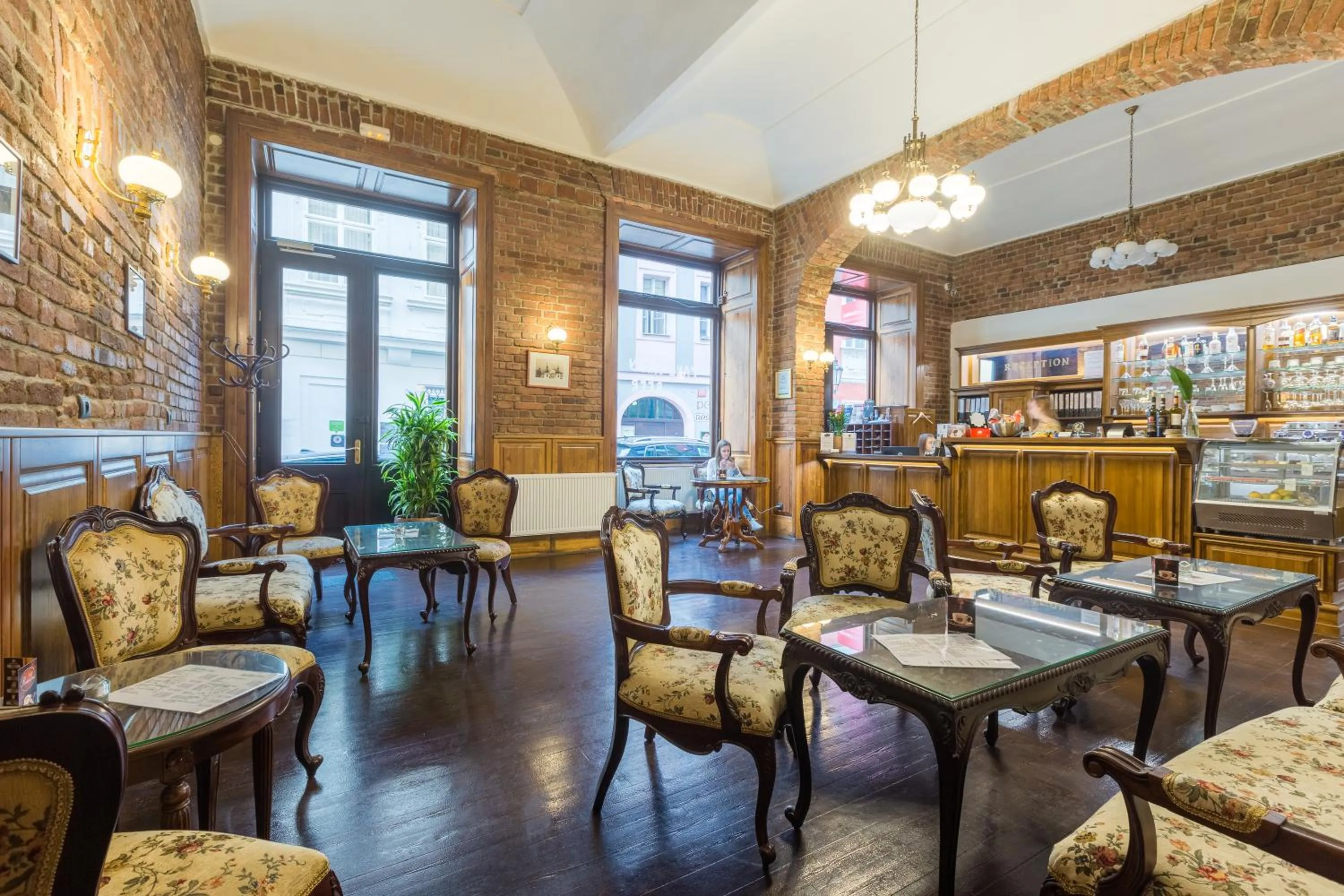 Lobby or reception in SPA Hotel Liliova Prague Old Town