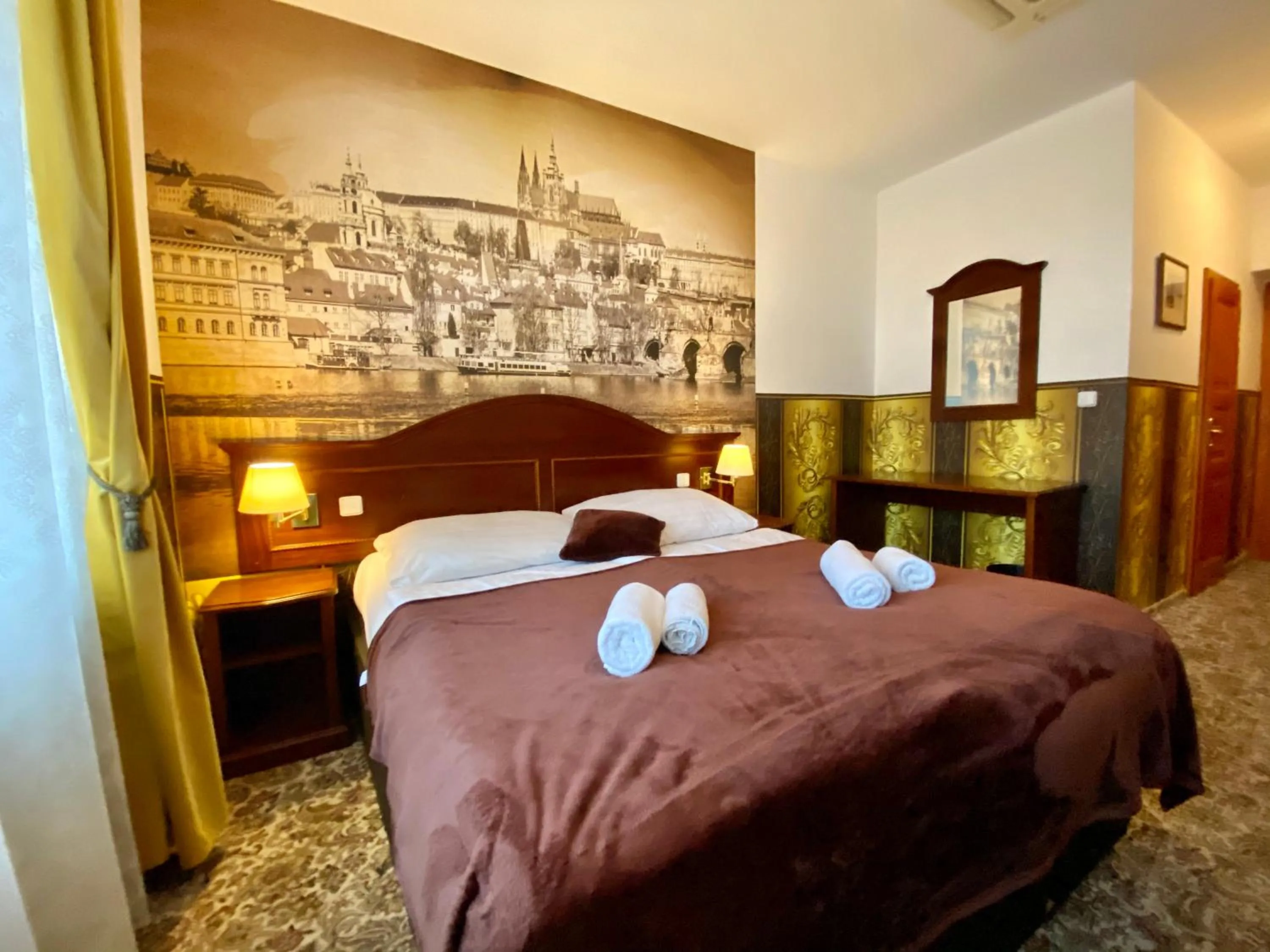 Bedroom, Bed in SPA Hotel Liliova Prague Old Town