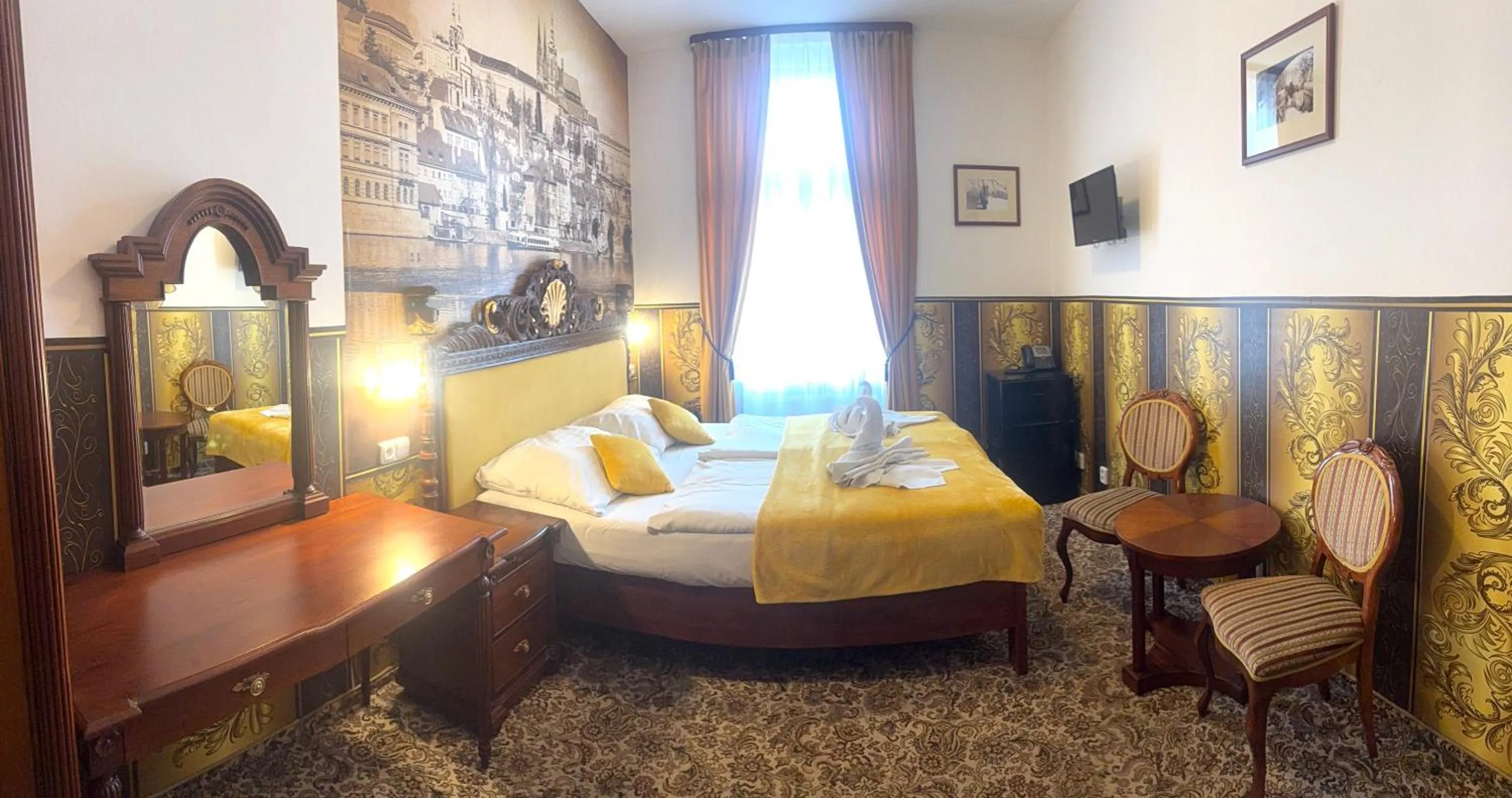 Bed in SPA Hotel Liliova Prague Old Town