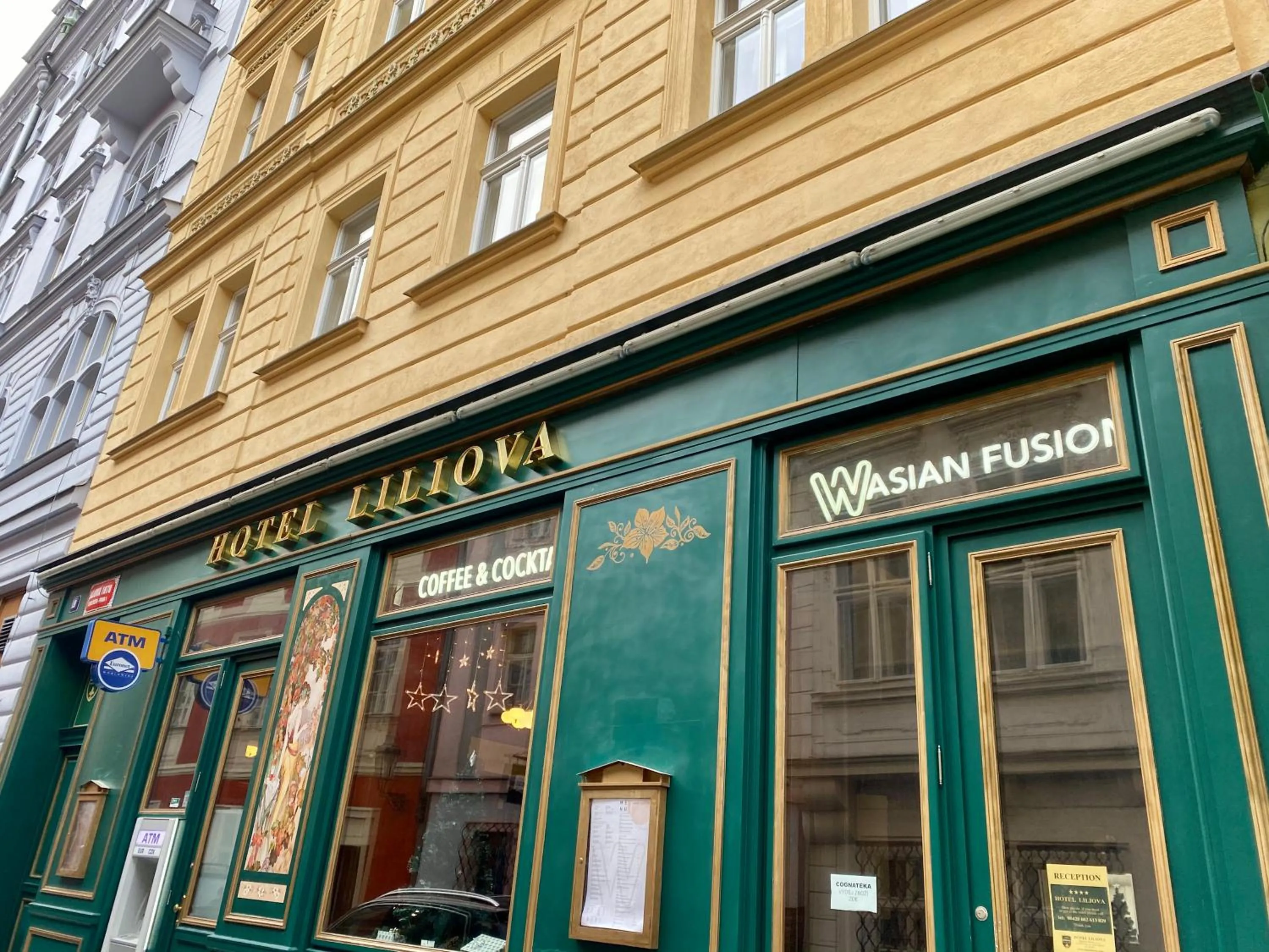 Facade/entrance in SPA Hotel Liliova Prague Old Town