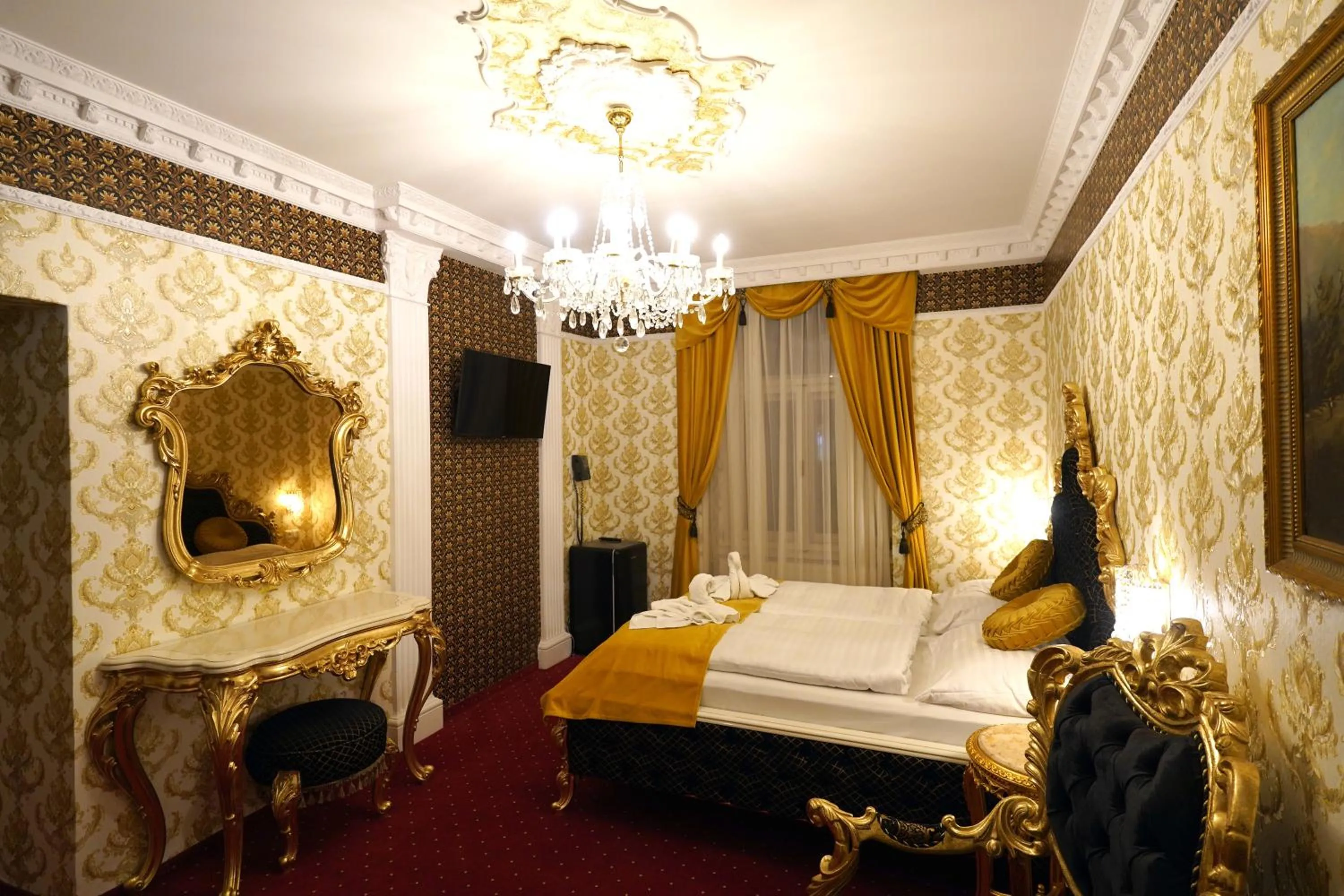 Bed in SPA Hotel Liliova Prague Old Town