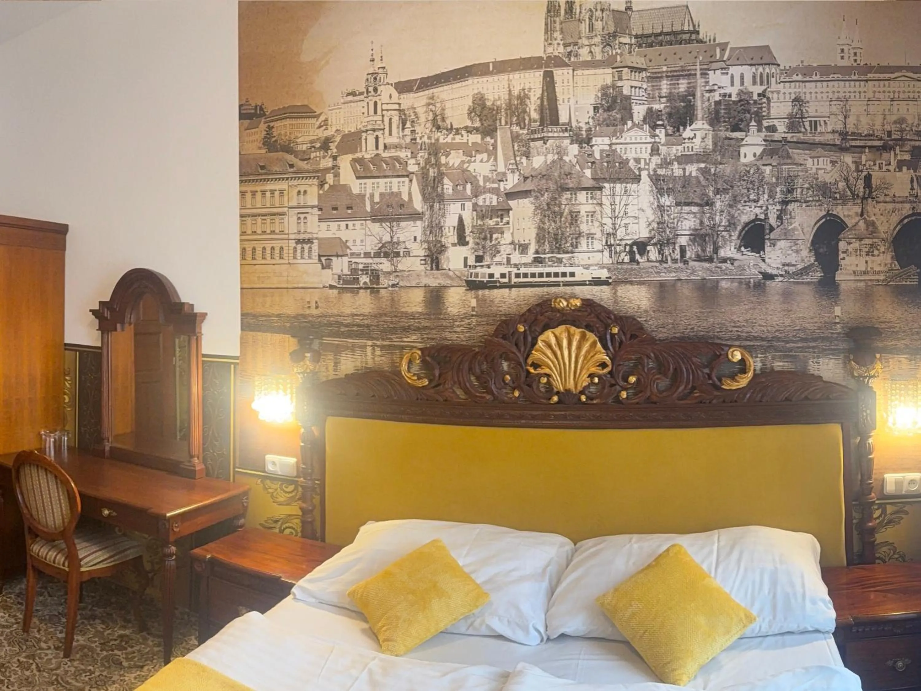 Bed in SPA Hotel Liliova Prague Old Town