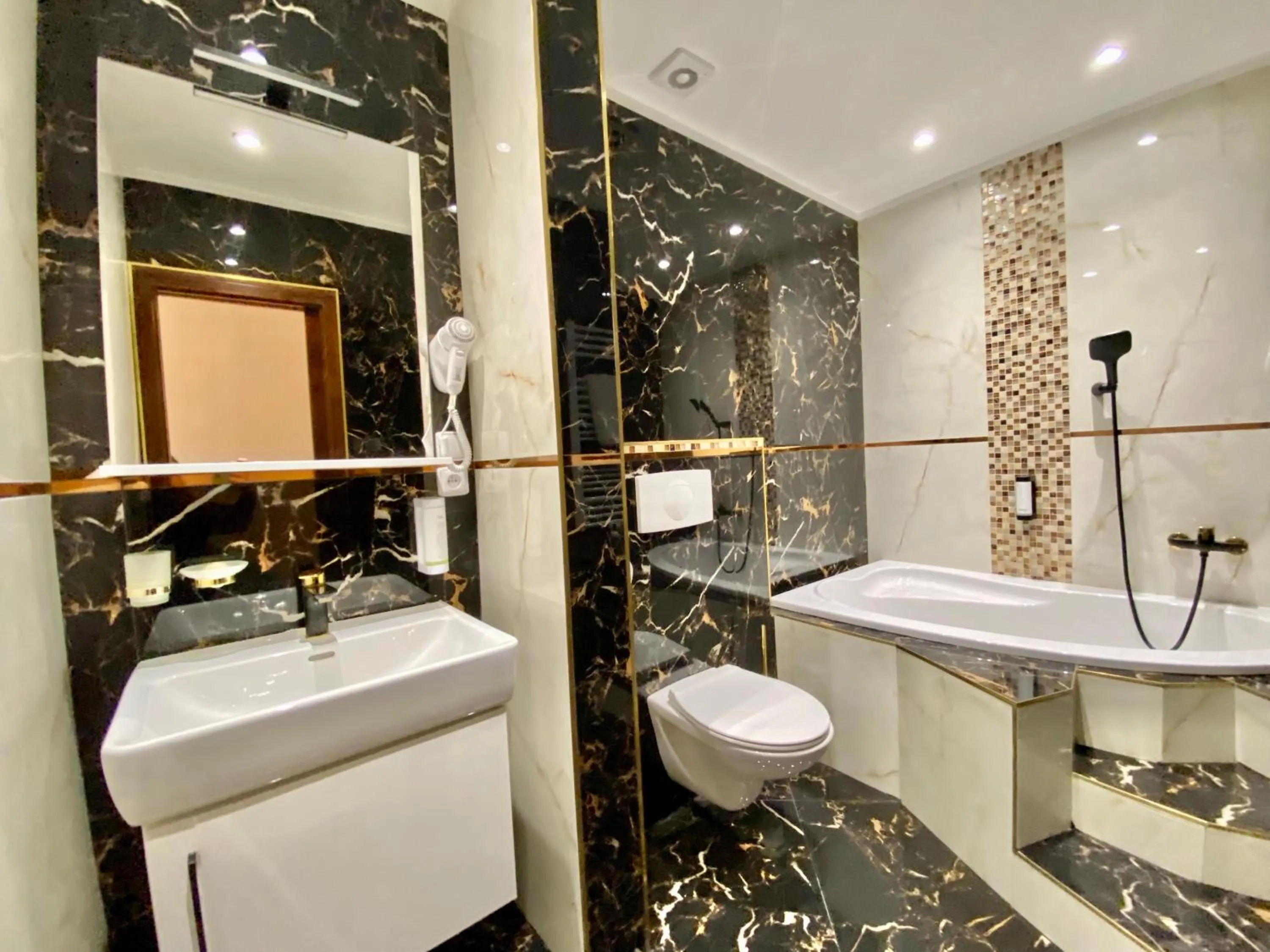 Bathroom in SPA Hotel Liliova Prague Old Town