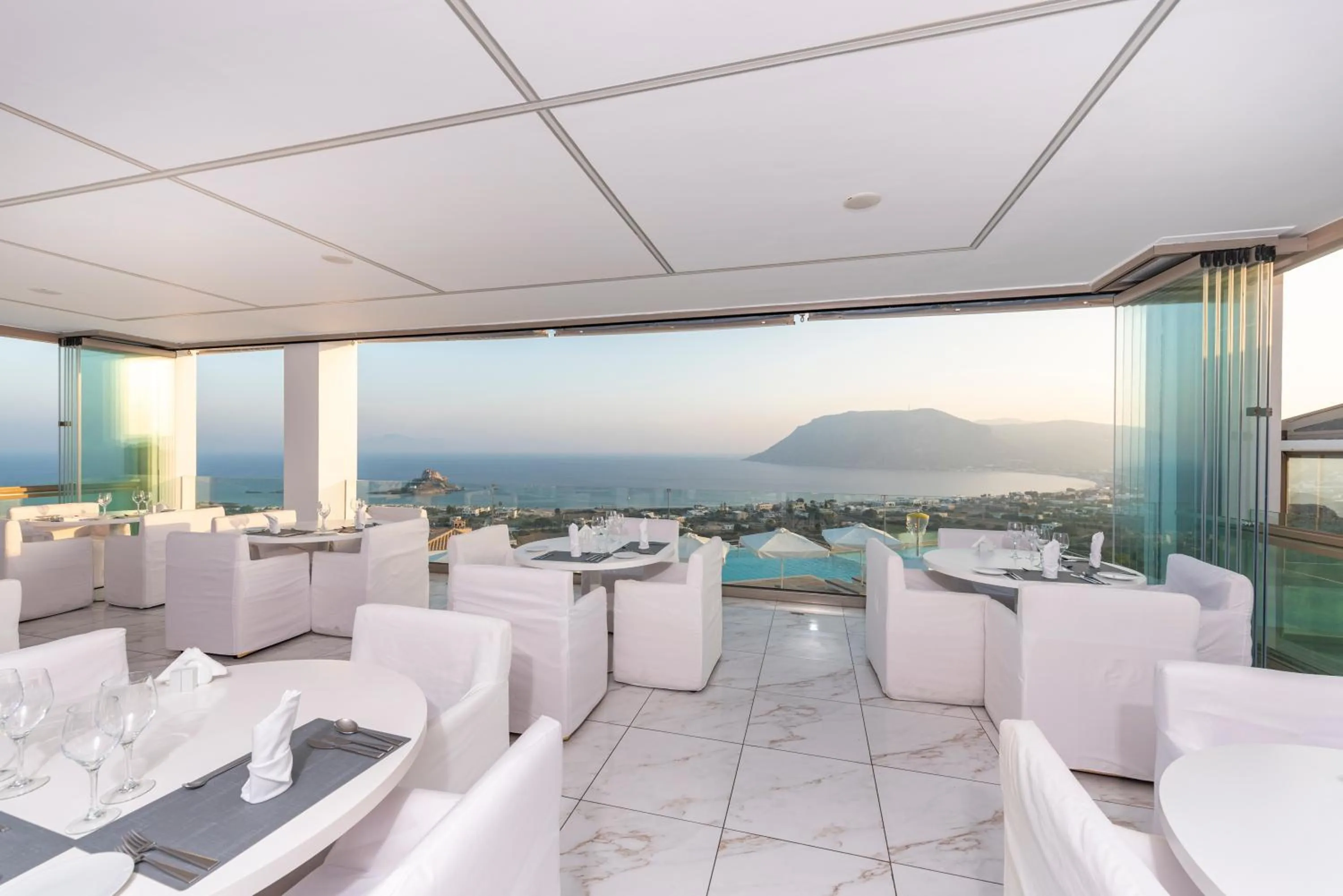 Dining area in White Rock of Kos Hotel - Adults only