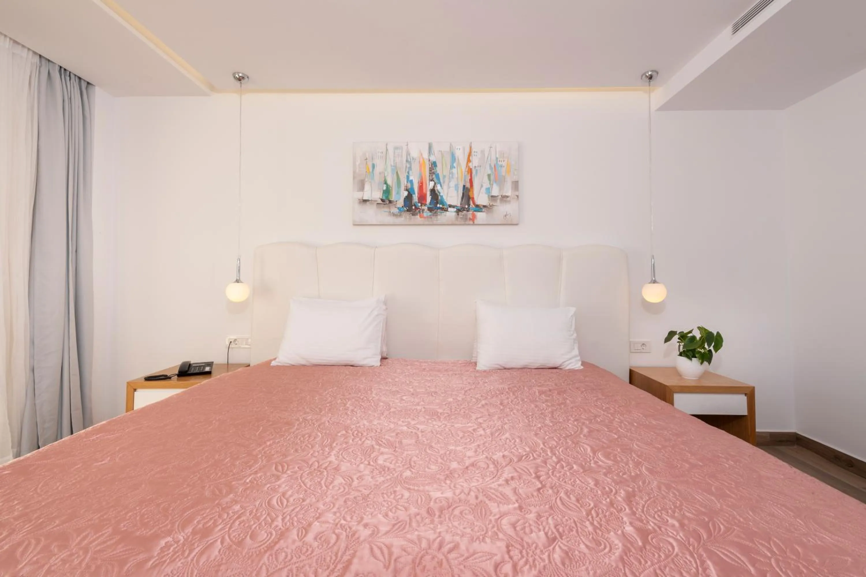 Bed in White Rock of Kos Hotel - Adults only