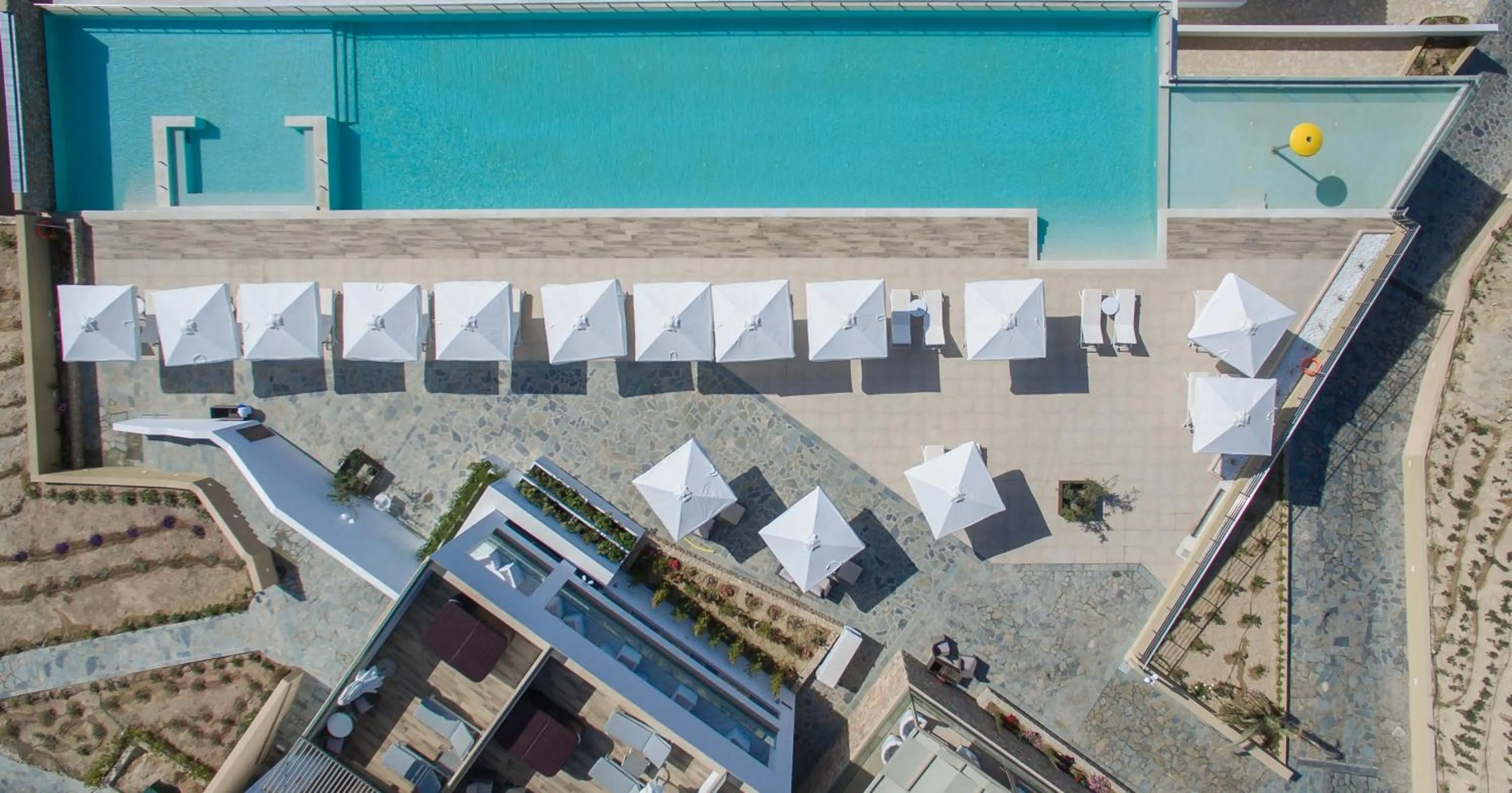 Bird's eye view in White Rock of Kos Hotel - Adults only
