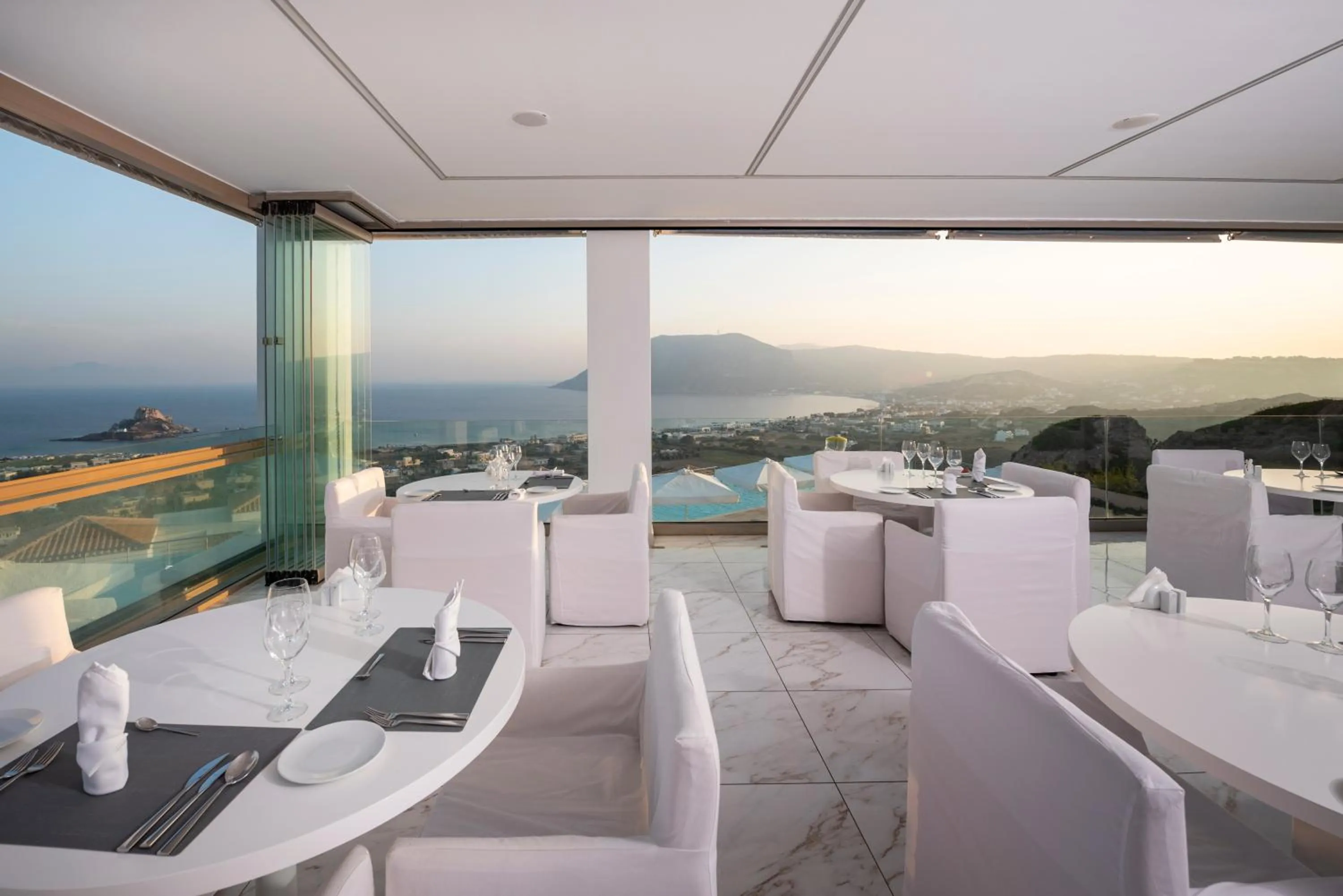Dining area in White Rock of Kos Hotel - Adults only