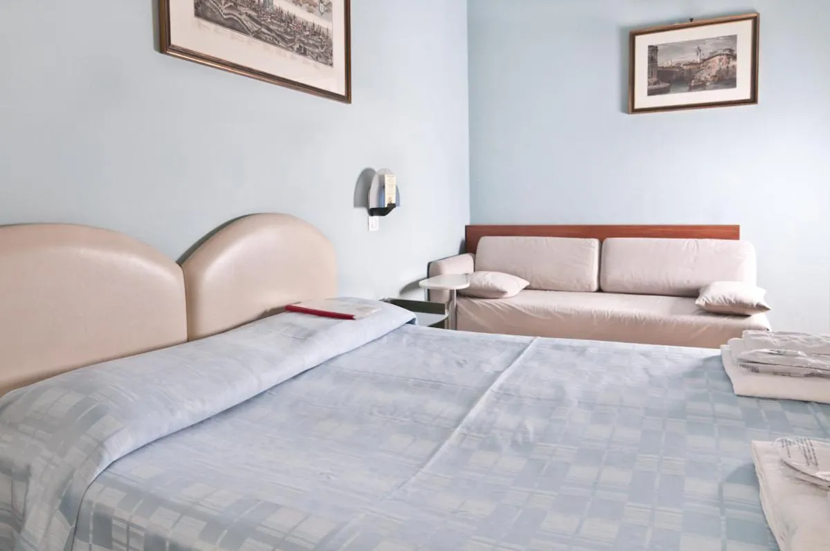 Seating area, Bed in Ai Musei Vaticani BB