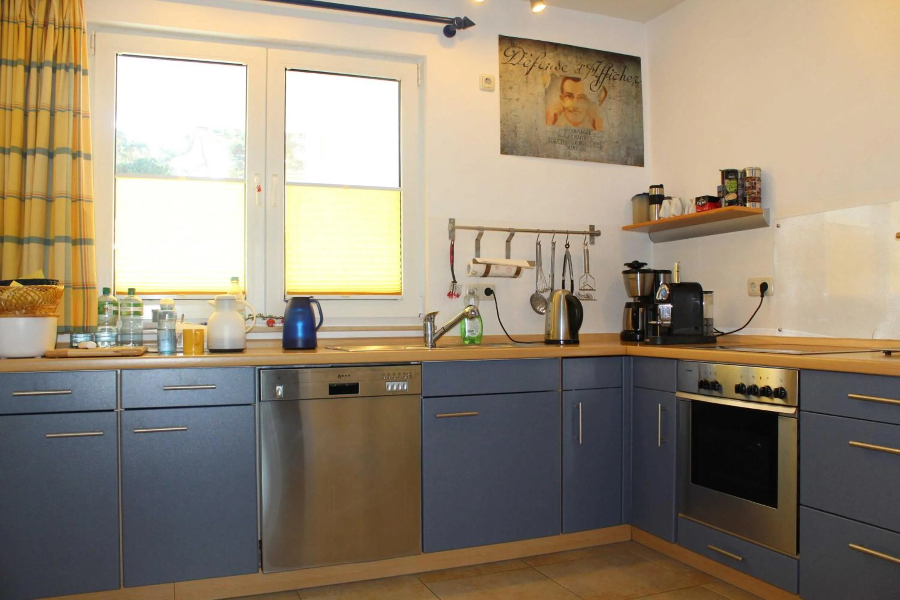 Coffee/tea facilities in Ferienwohnung Schwanenwiek