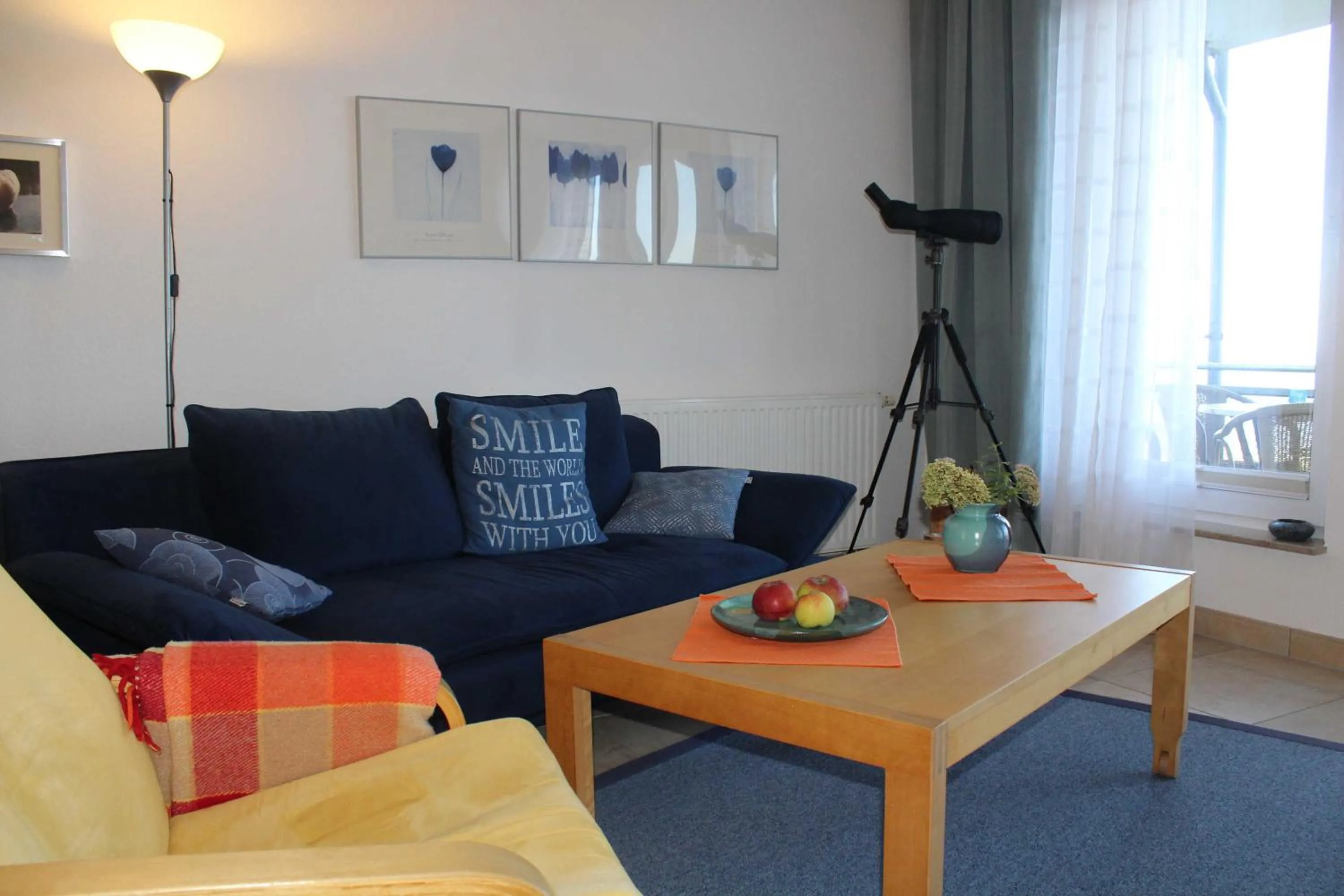 Living room in Ferienwohnung Schwanenwiek