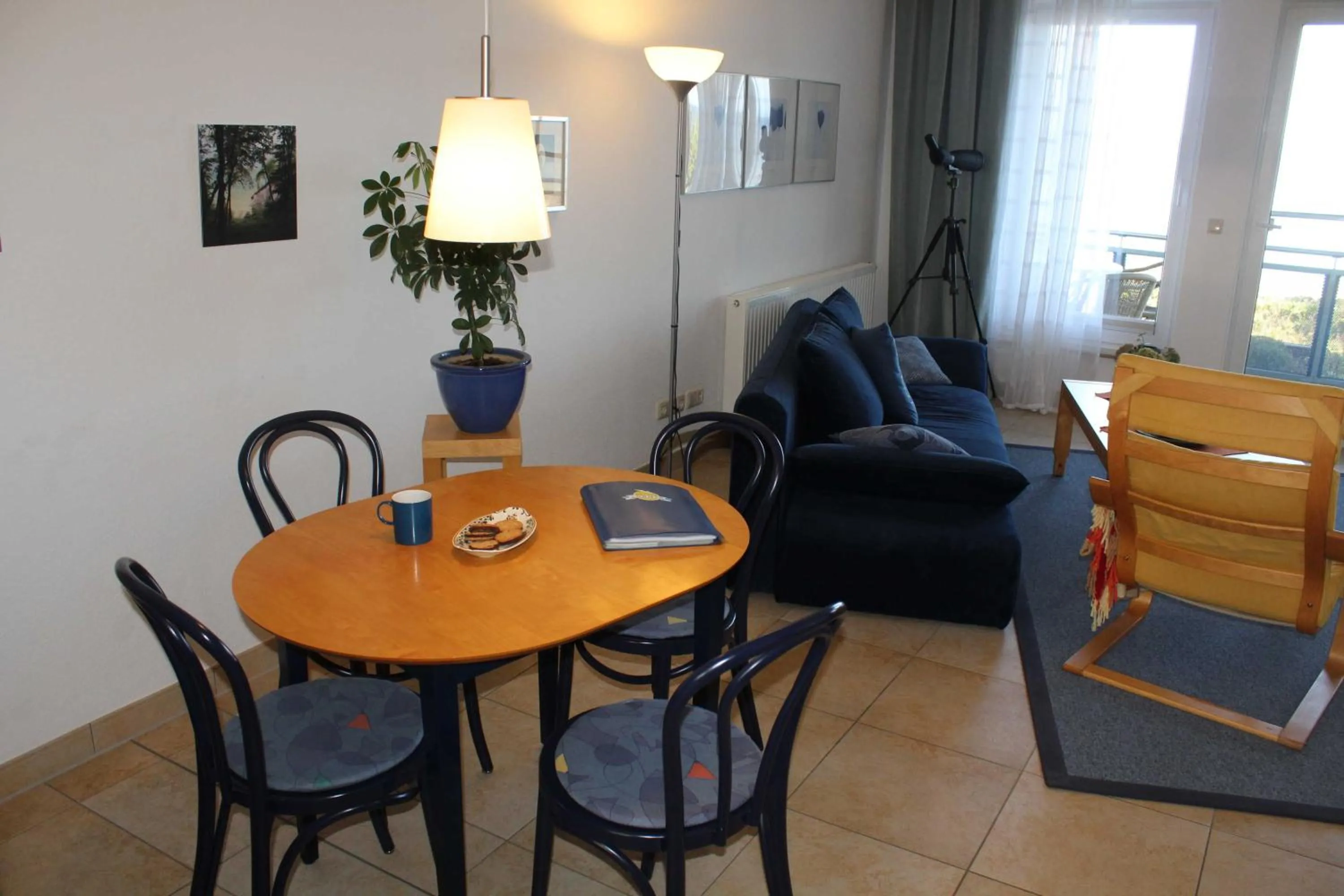 Living room in Ferienwohnung Schwanenwiek