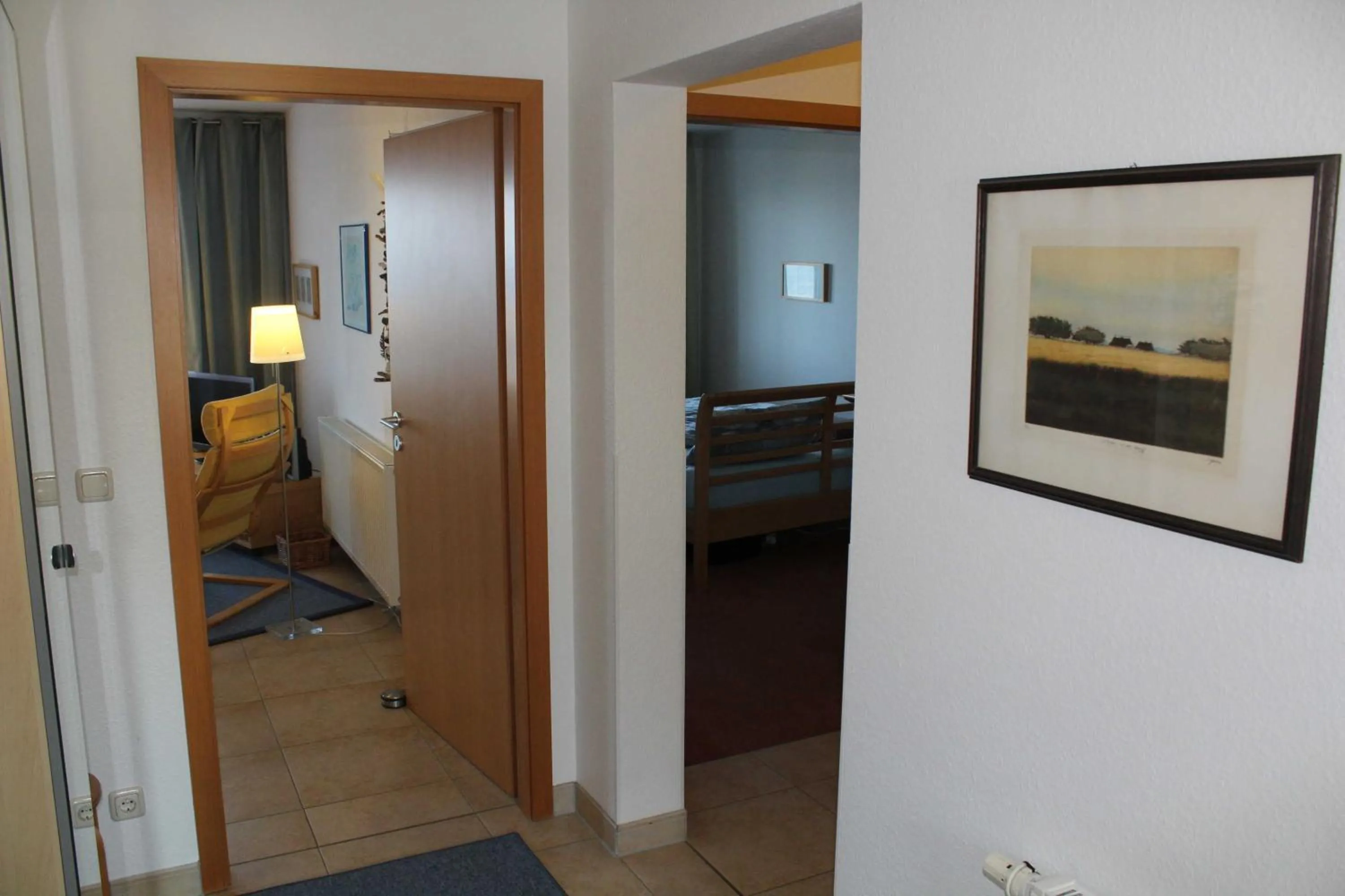 Photo of the whole room, Bed in Ferienwohnung Schwanenwiek