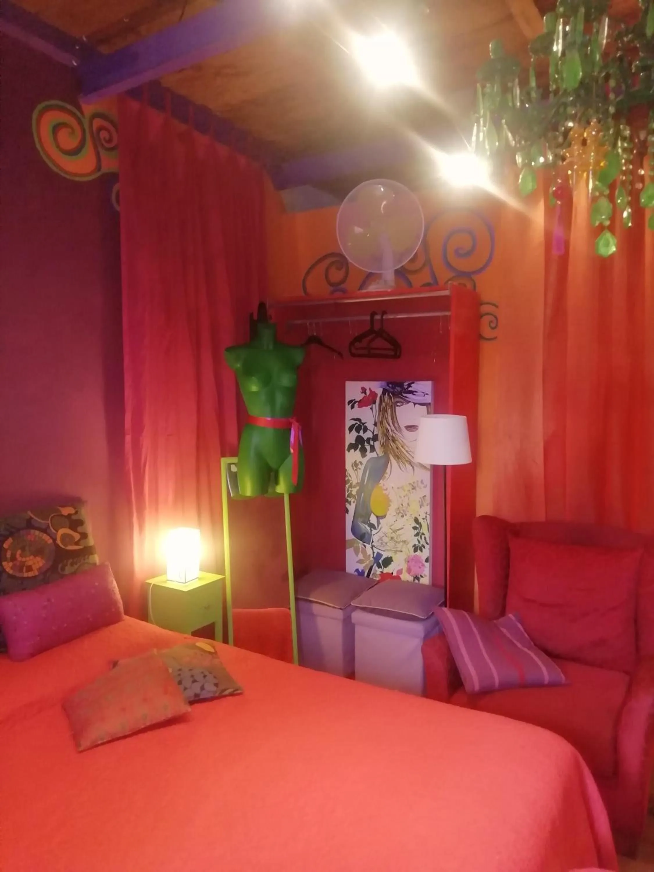 Bed in Suite d'Artista Calcata