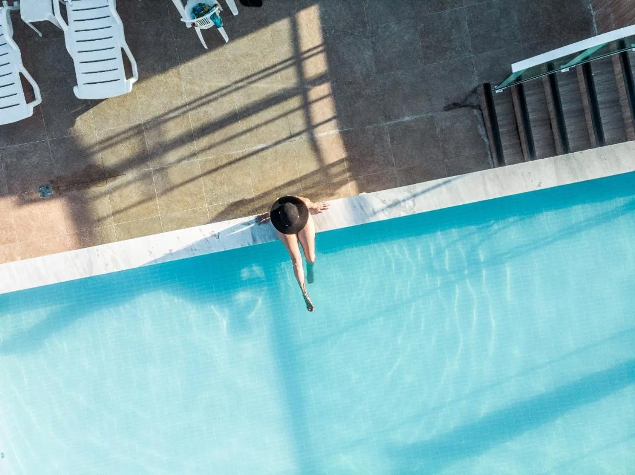 Pool view in Oriental Praia Hotel