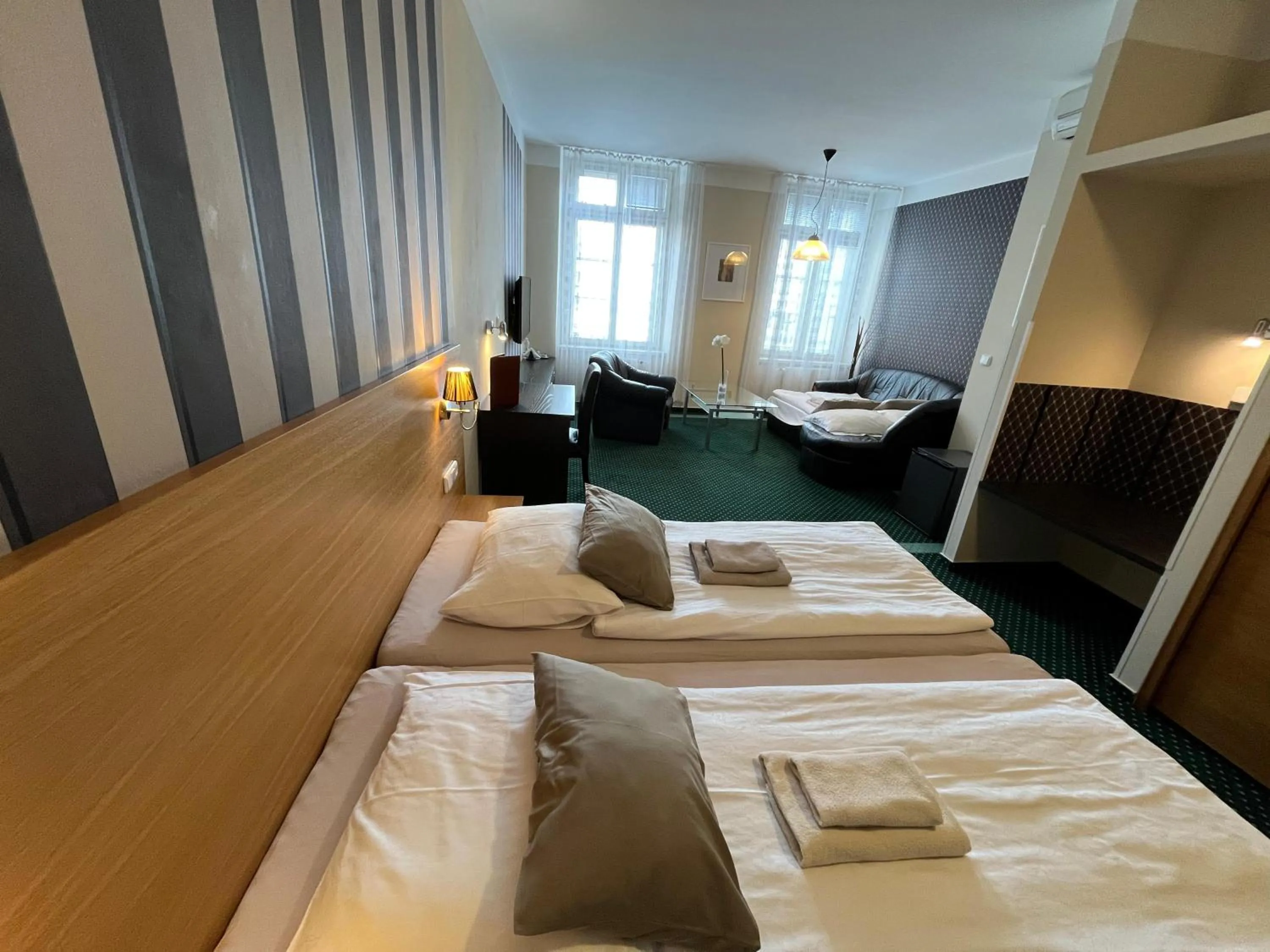 Bed in Hotel Vacek Pod Věží