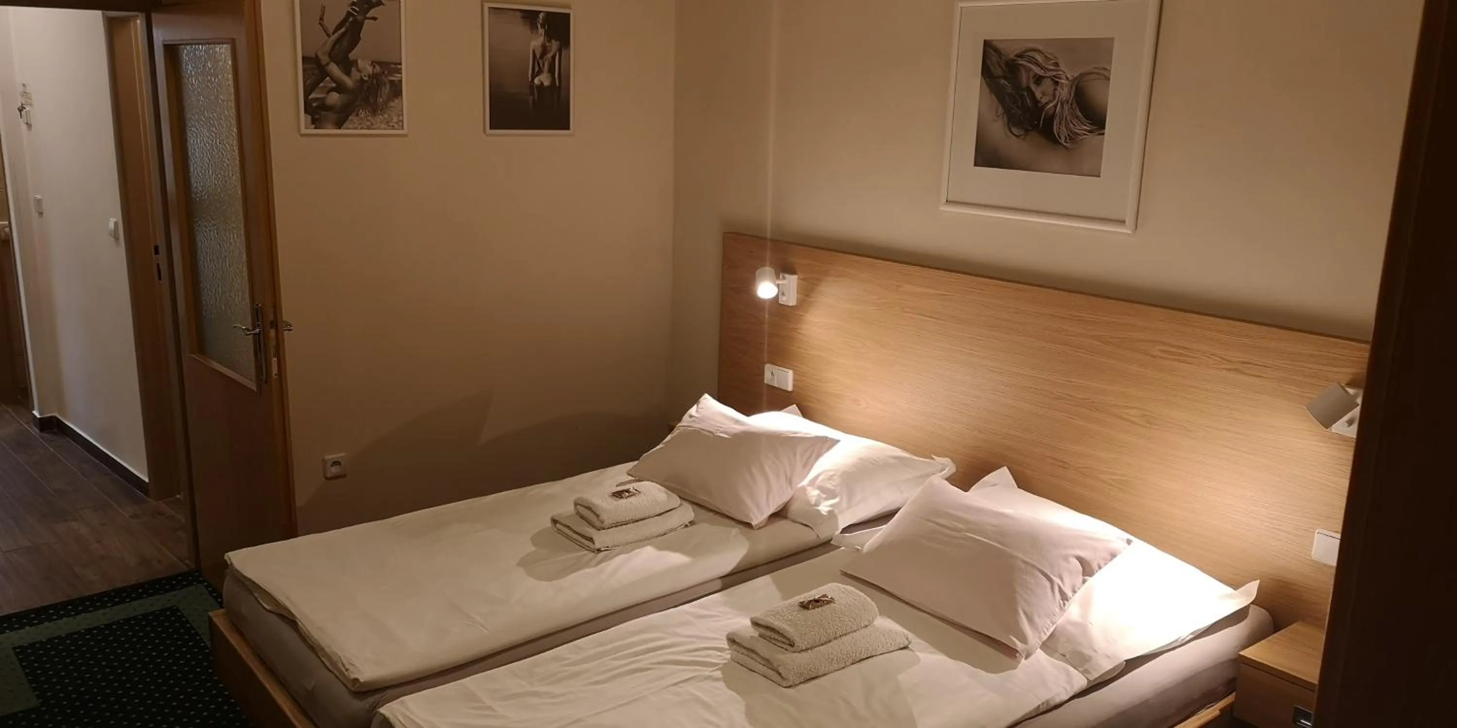 Bed in Hotel Vacek Pod Věží