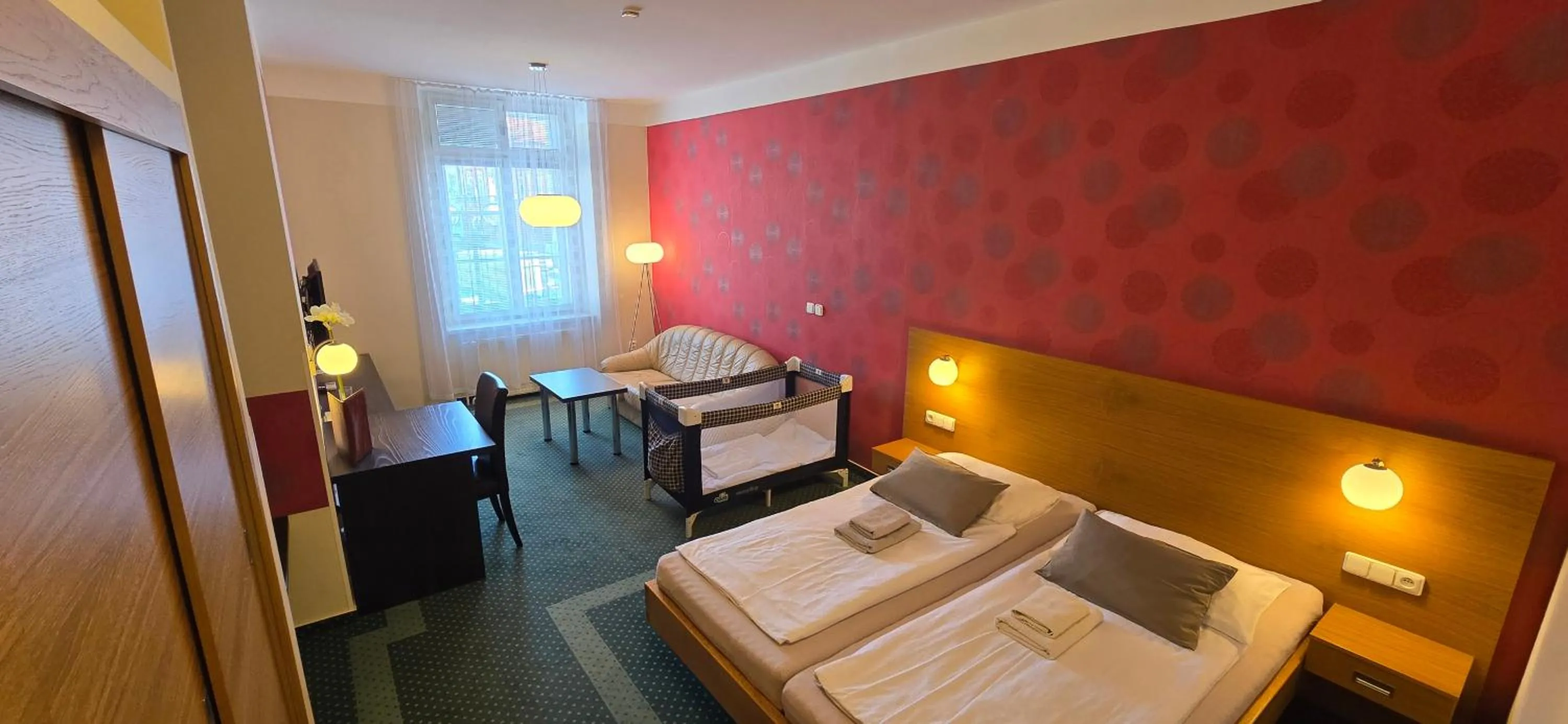 Bed in Hotel Vacek Pod Věží