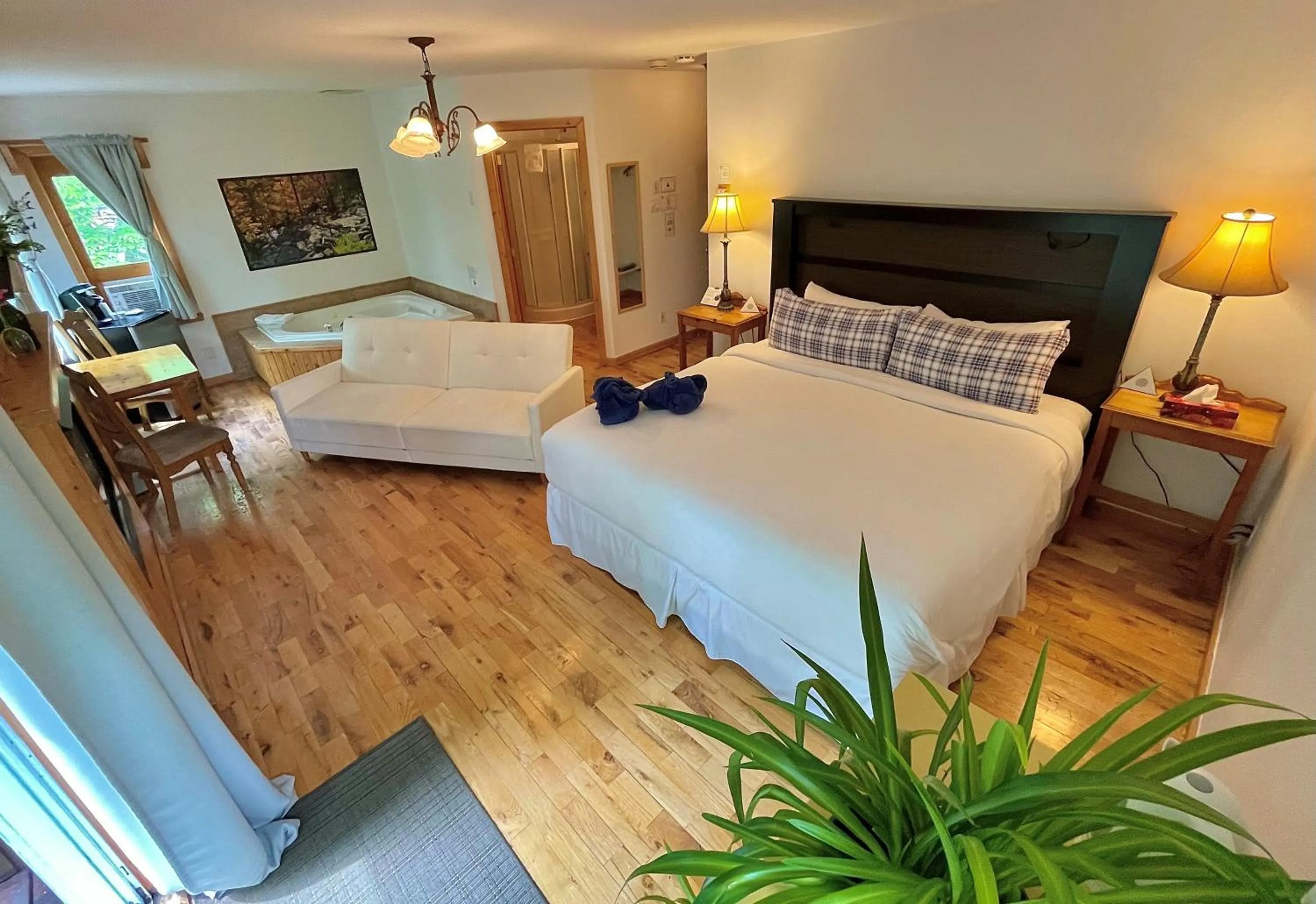 Bed in Auberge Spa & Beaux Reves