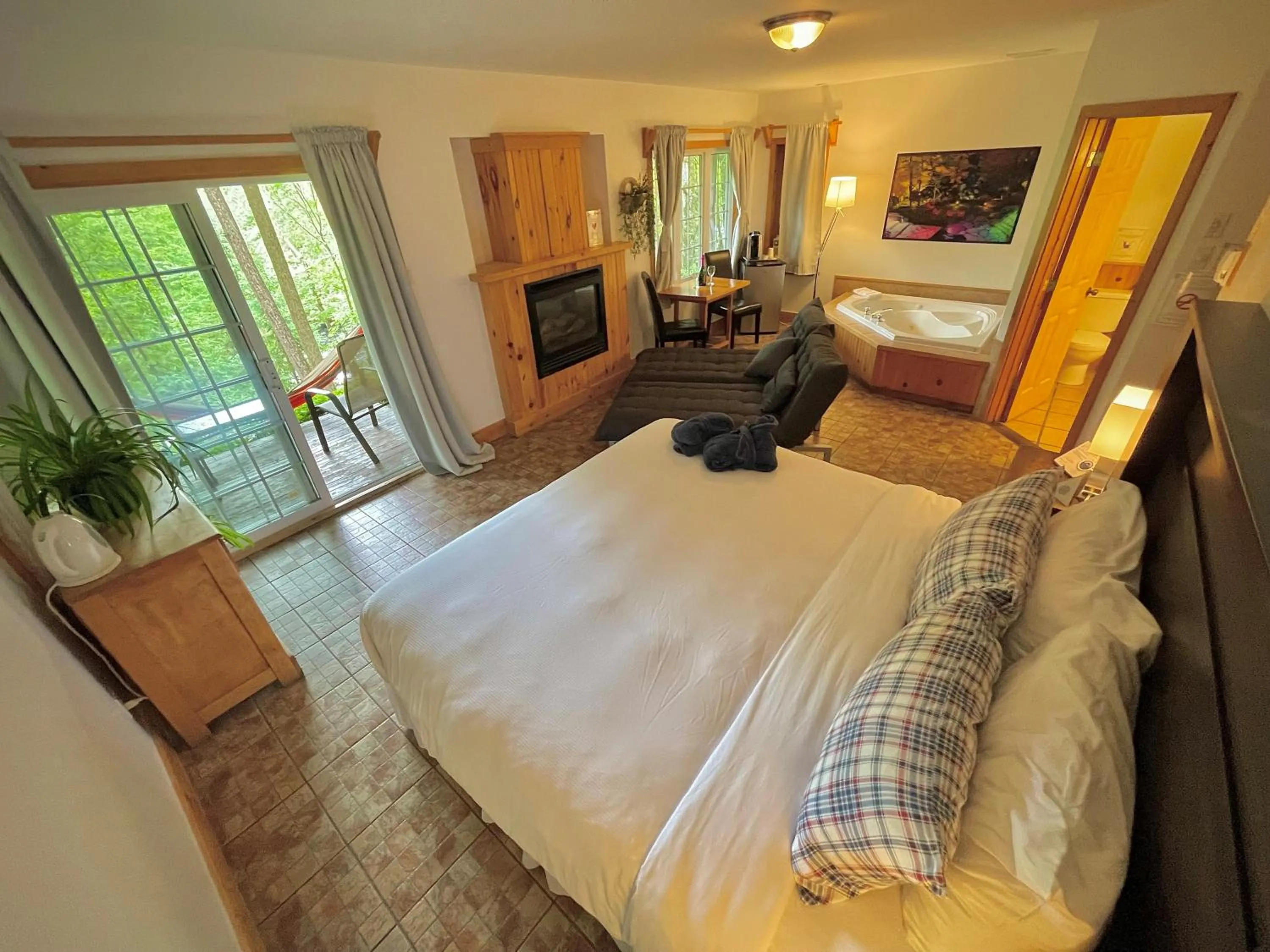 Bed in Auberge Spa & Beaux Reves