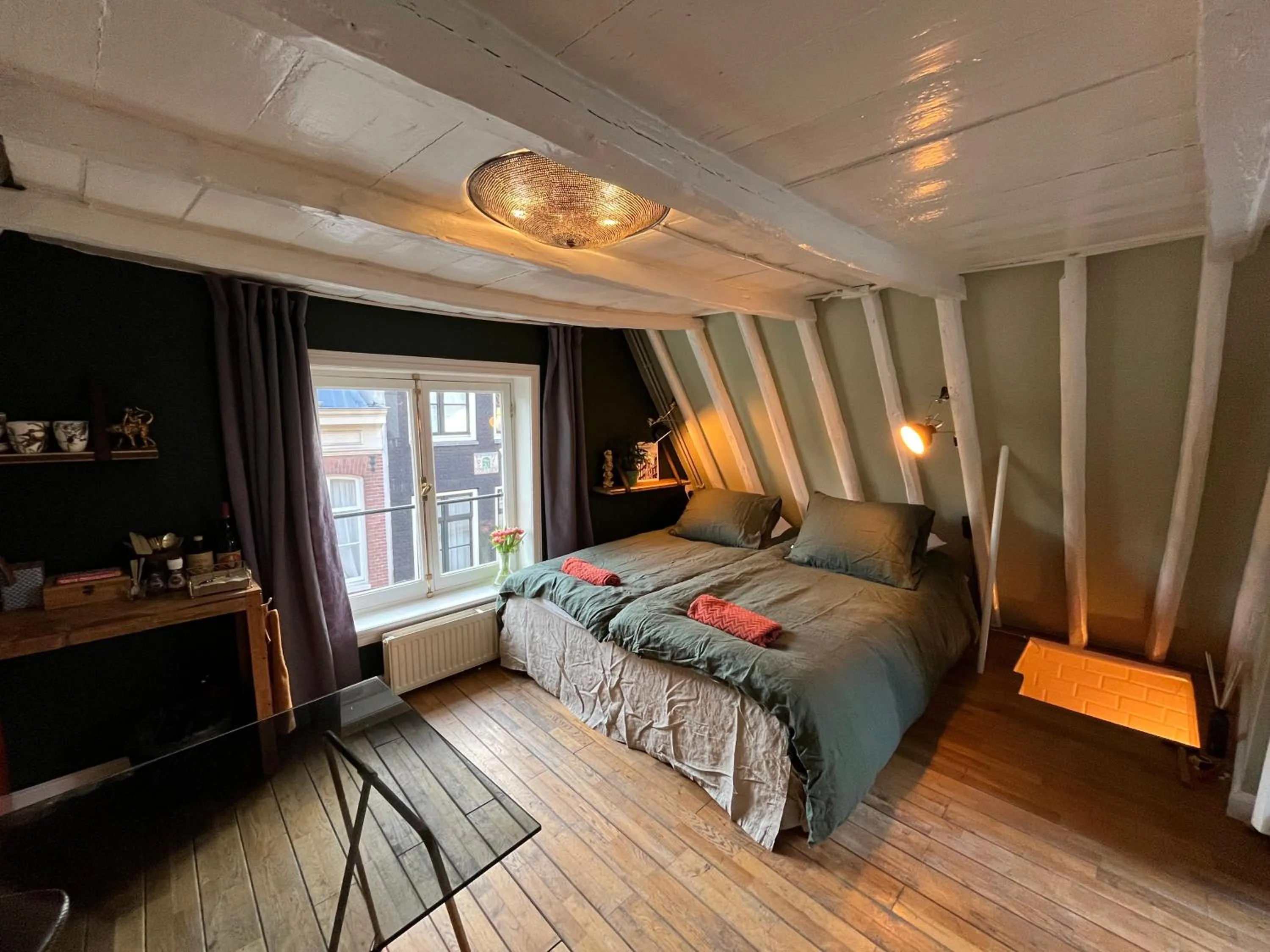 Bed in Attic Monkeys Lodge