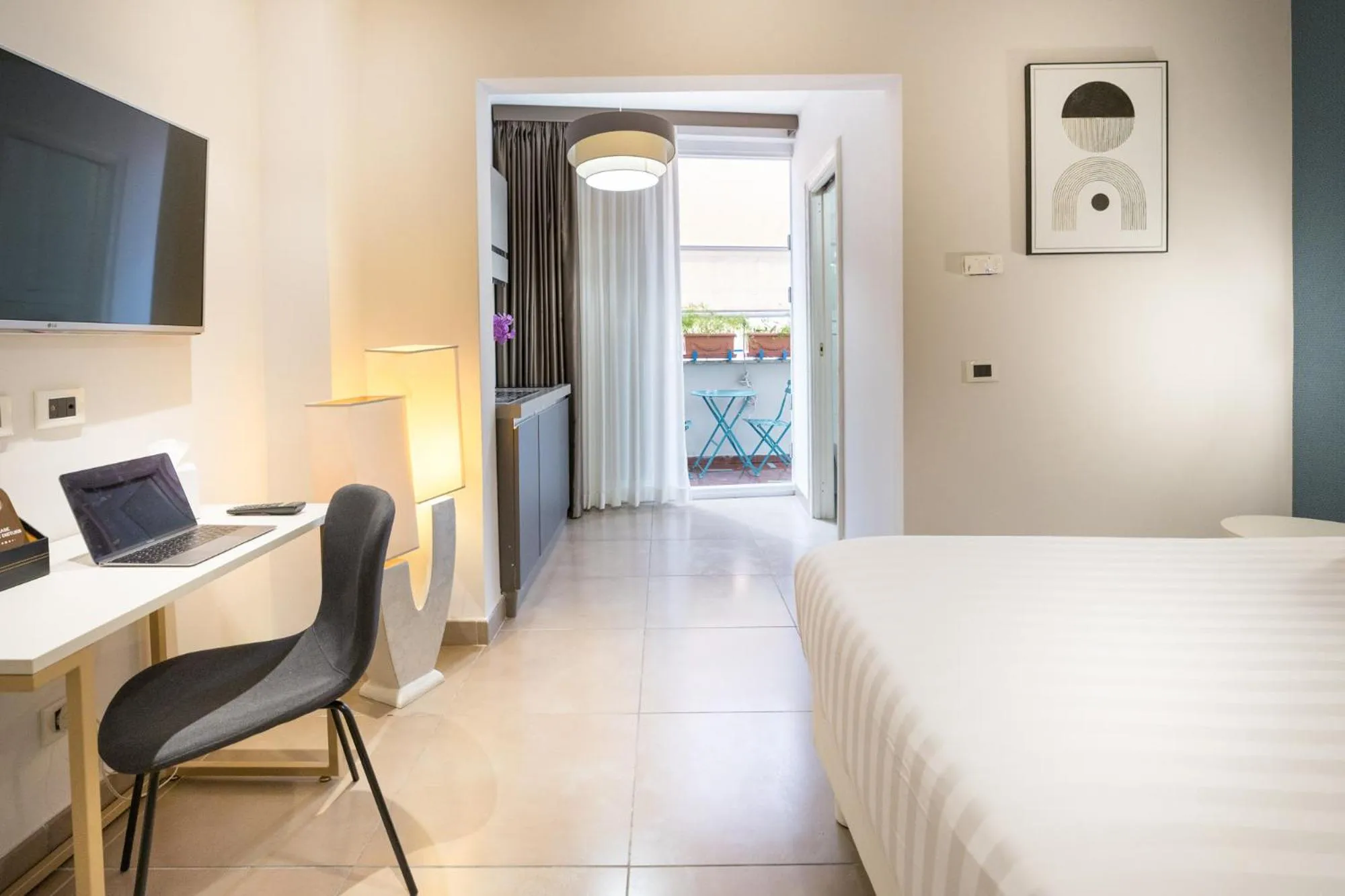 TV and multimedia, Bed in Zaccardi Roof Garden