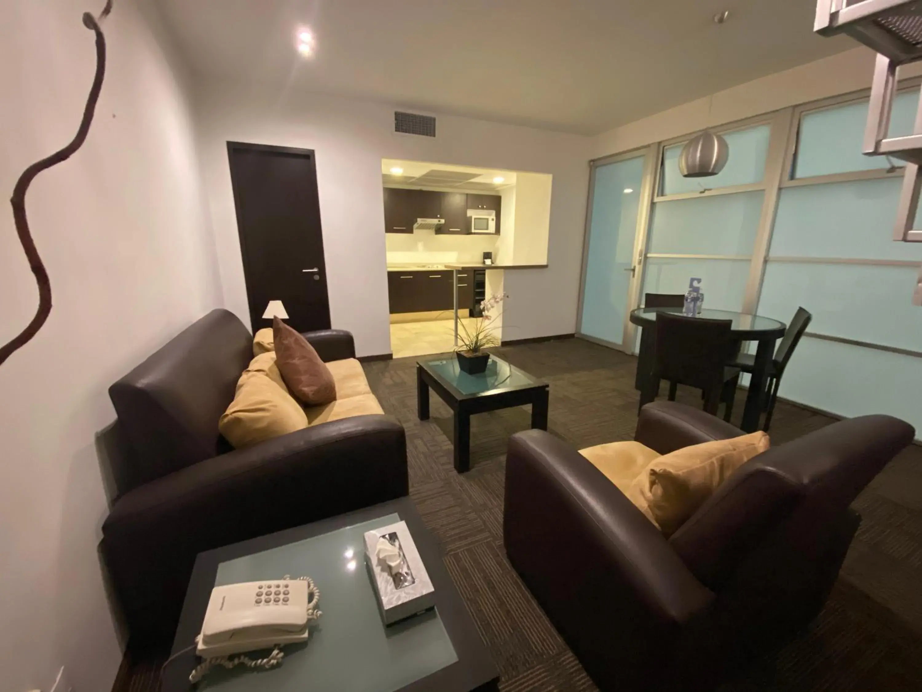 Living room in Suites Teca Once Living room in Suites Teca Once