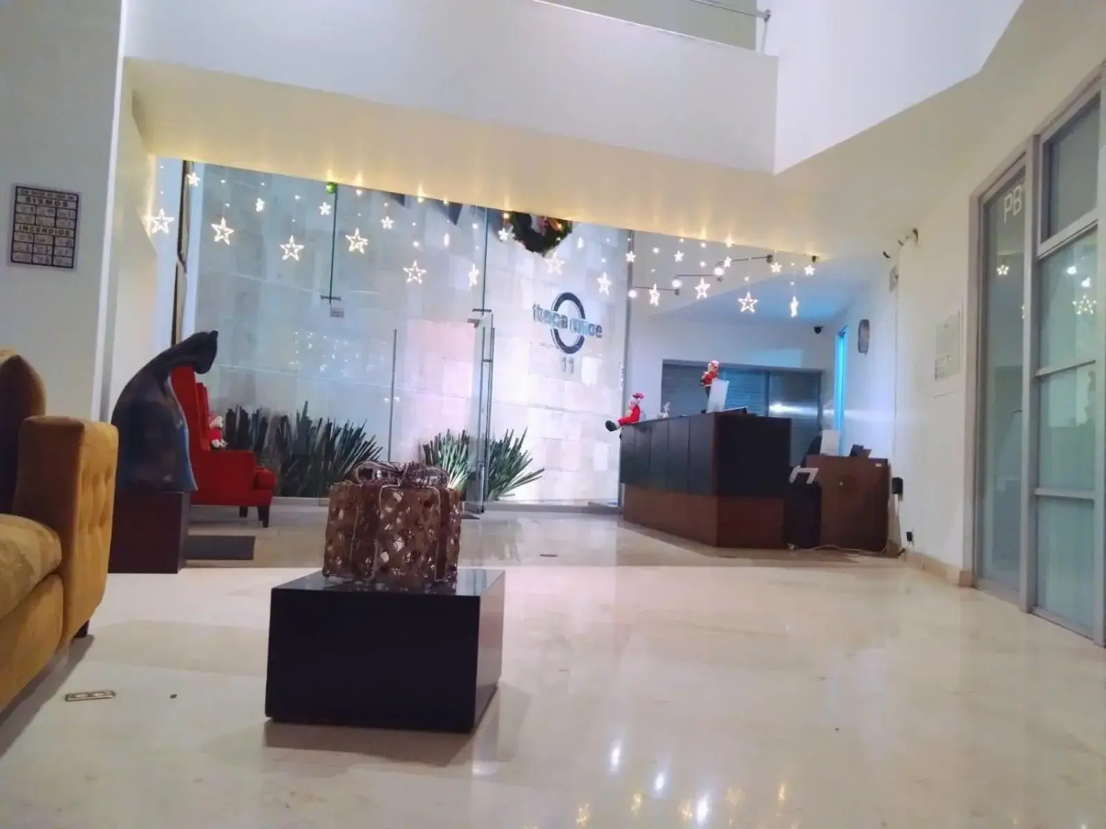 Lobby or reception in Suites Teca Once Lobby or reception in Suites Teca Once