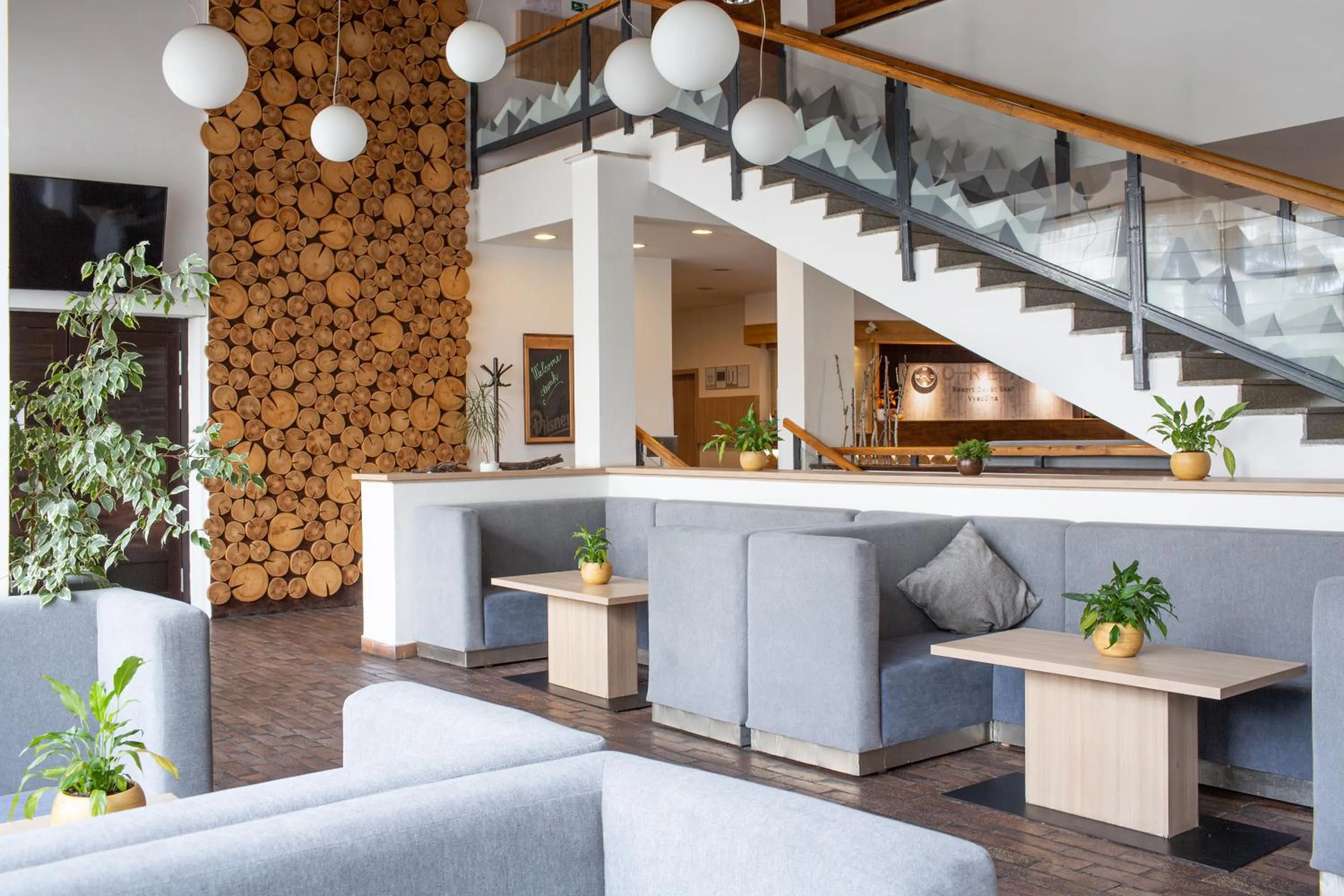 Lobby or reception in OREA Resort Devět Skal Vysočina