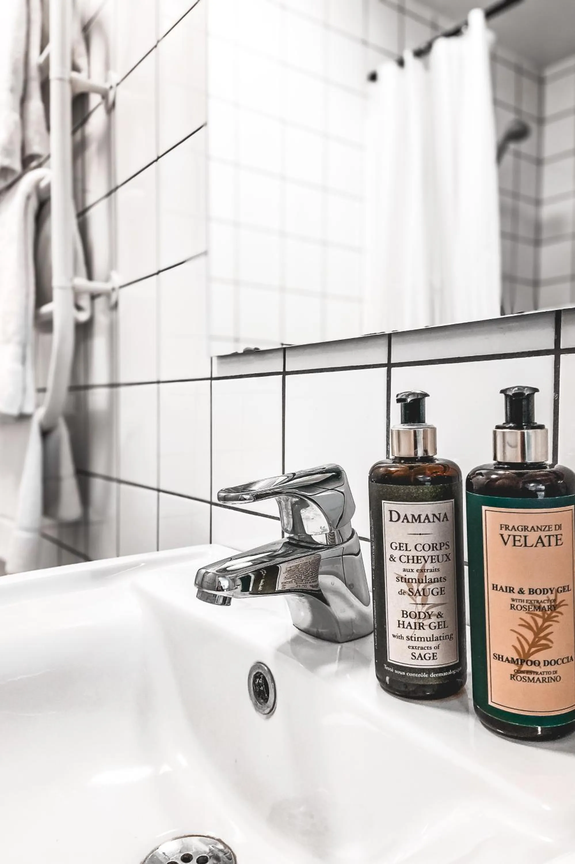 Bathroom in Gårdens & Apotekarns B&B